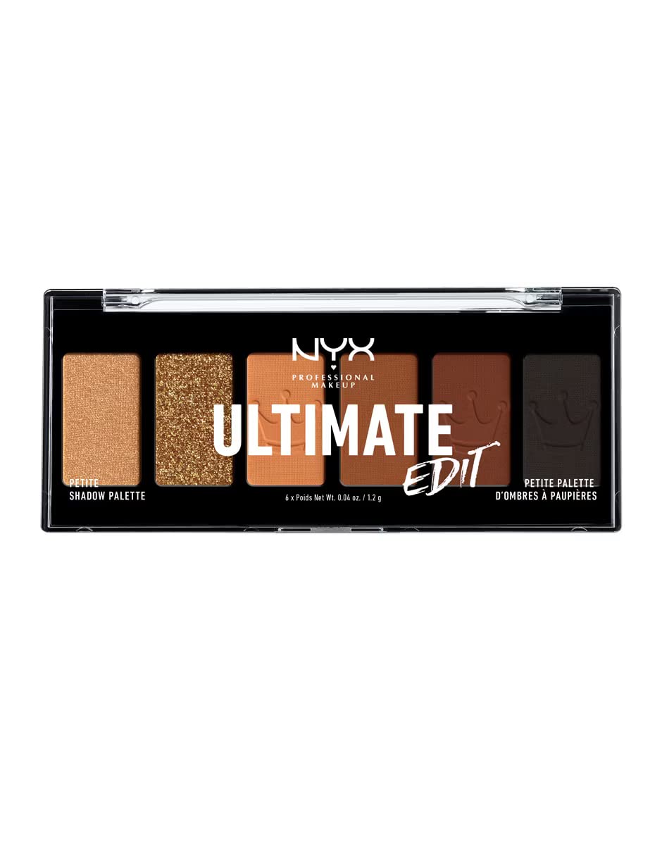 NYX Professional Makeup Ultimate Edit Petite Eyeshadow Palette, Ultimate Queen