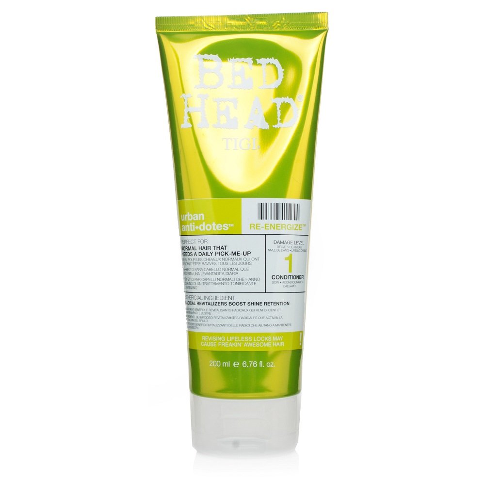 Bed Head Urban Antidotes Re-Energize Conditioner By Tigi for Unisex Conditioner, 6.76 Ounce, Package may vary