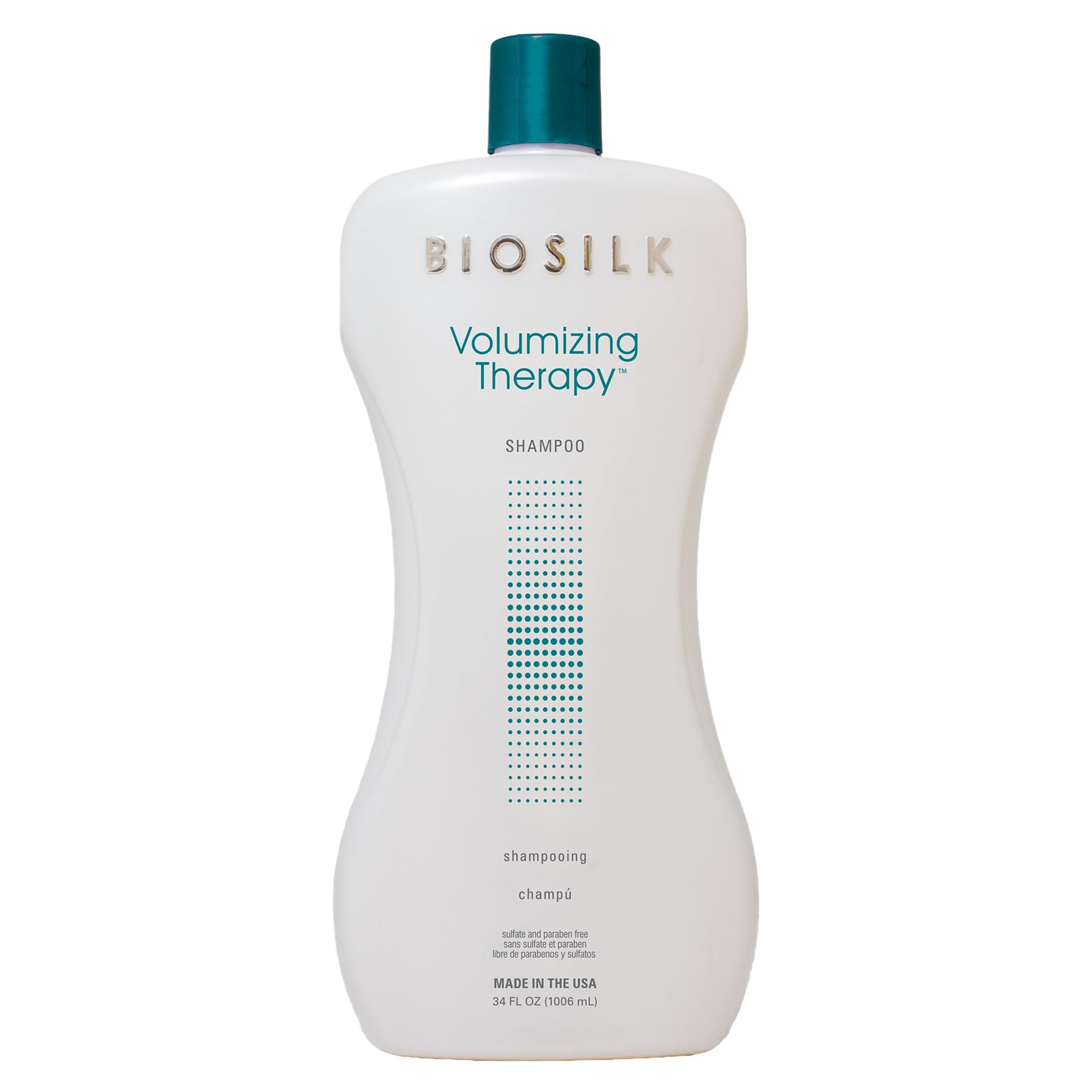 BioSilk Volumizing Therapy Shampoo, Gently Cleanses, Moisturizes & Builds Hair Body & Shine, Sulfate, Paraben & Cruelty-Free, 34 Oz