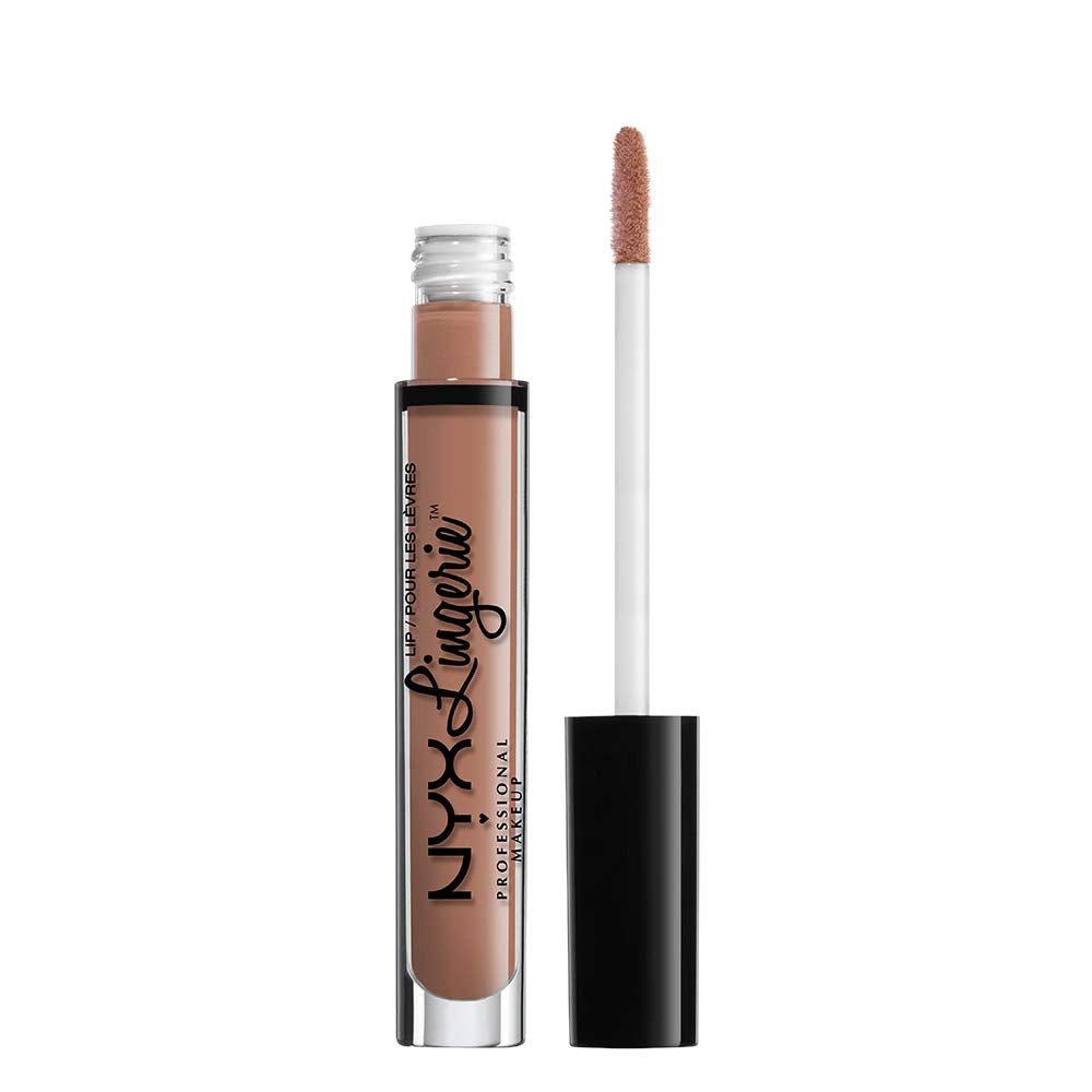 NYX PROFESSIONAL MAKEUP Lip Lingerie Matte Liquid Lipstick - Satin Ribbon (Nude Beige)