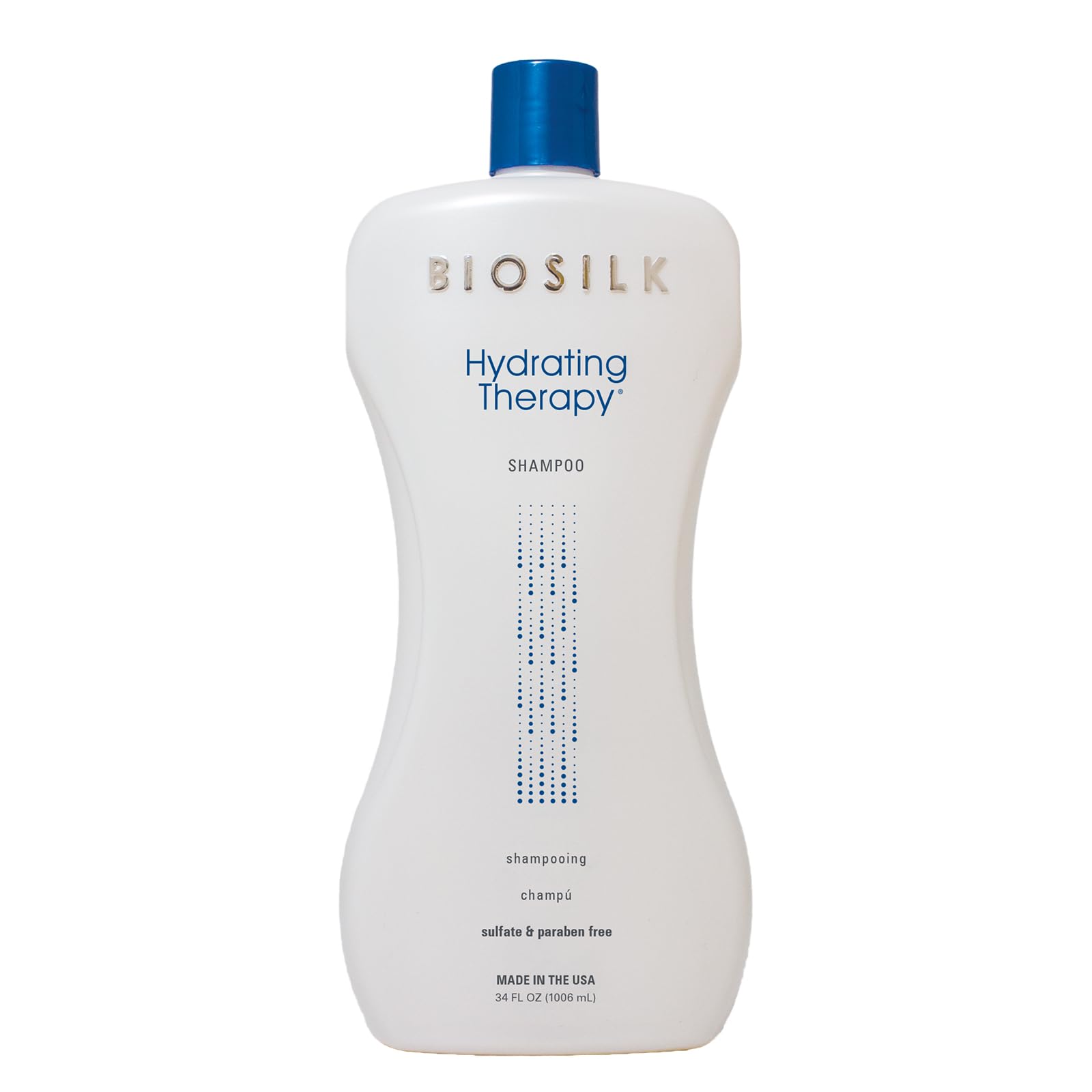 BioSilk Hydrating Shampoo, Replenishes Hair Moisture For Strong, Smooth Hair, Sulfate, Paraben, & Cruelty-Free, 34 Oz