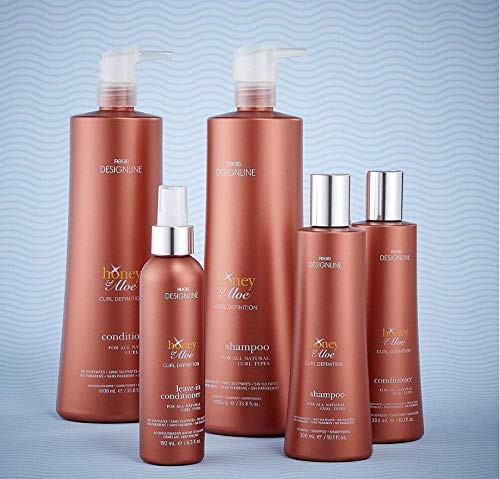 DESIGNLINE Honey & Aloe Conditioner, 10.1 oz - Regis Detangles Hair and Helps Prevent Frizz, Flyaways, and Unwanted Volume, Creating the Perfect Frizz-Free Finish