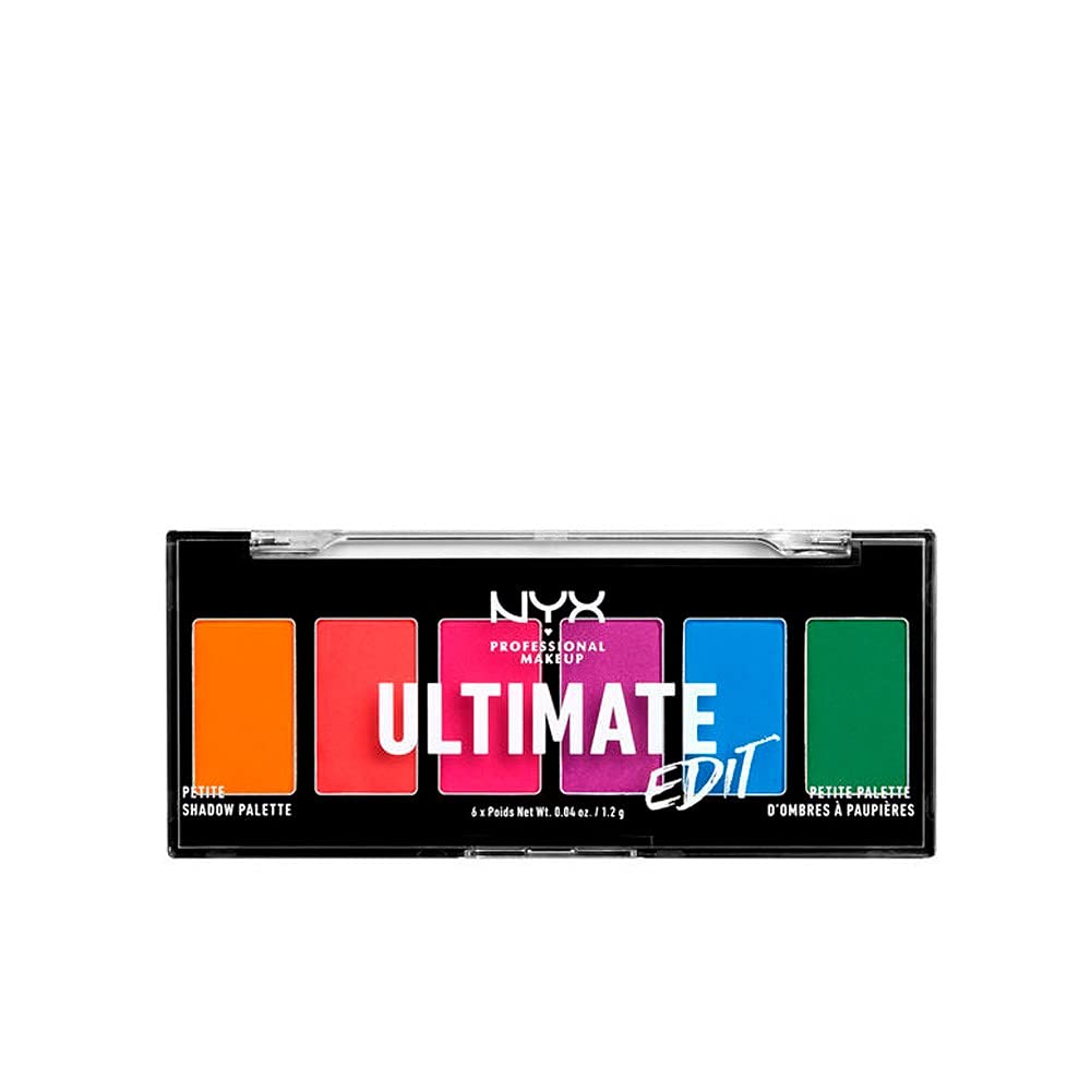 NYX PROFESSIONAL MAKEUP Ultimate Edit Petite Shadow Palette, Brights