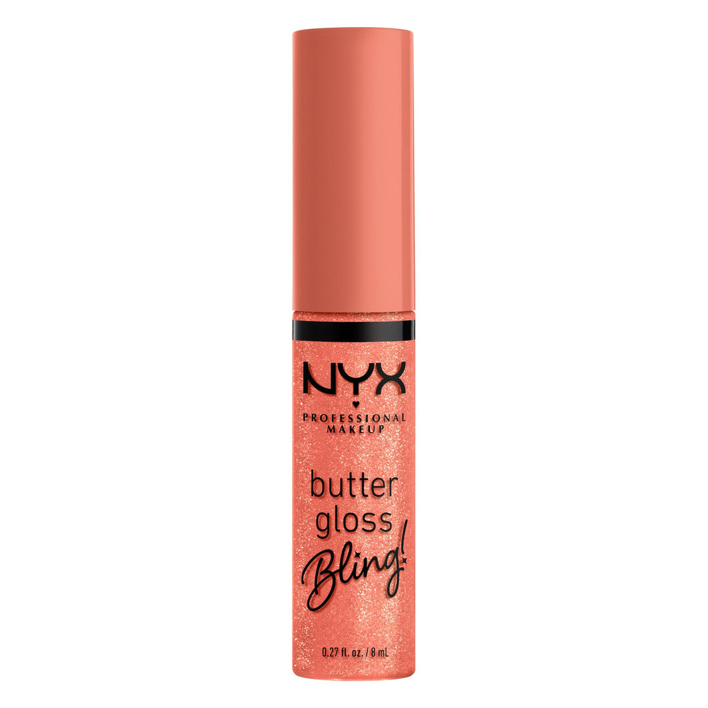 NYX Professional Makeup Butter Gloss Bling Lip Gloss, Non Sticky and Shiny Vegan Lip Makeup - Dripped Out