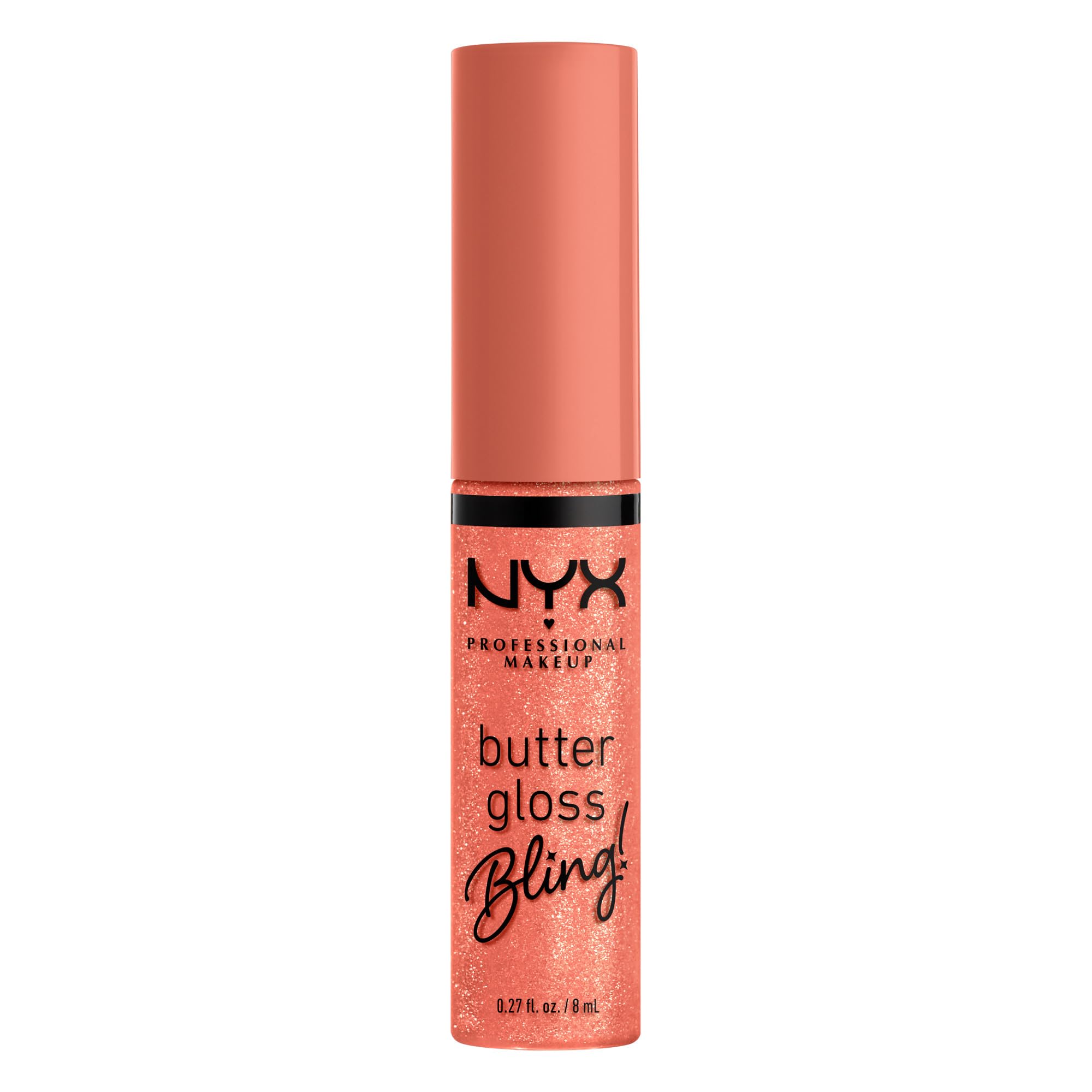 NYX Professional Makeup Butter Gloss Bling Lip Gloss, Non Sticky and Shiny Vegan Lip Makeup - Dripped Out