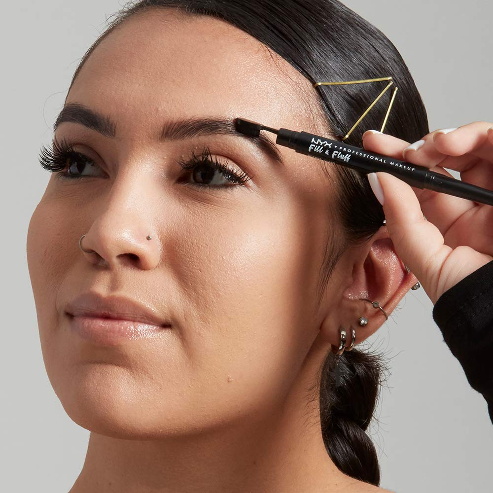 NYX PROFESSIONAL MAKEUP Fill & Fluff Eyebrow Pomade Pencil, Clear