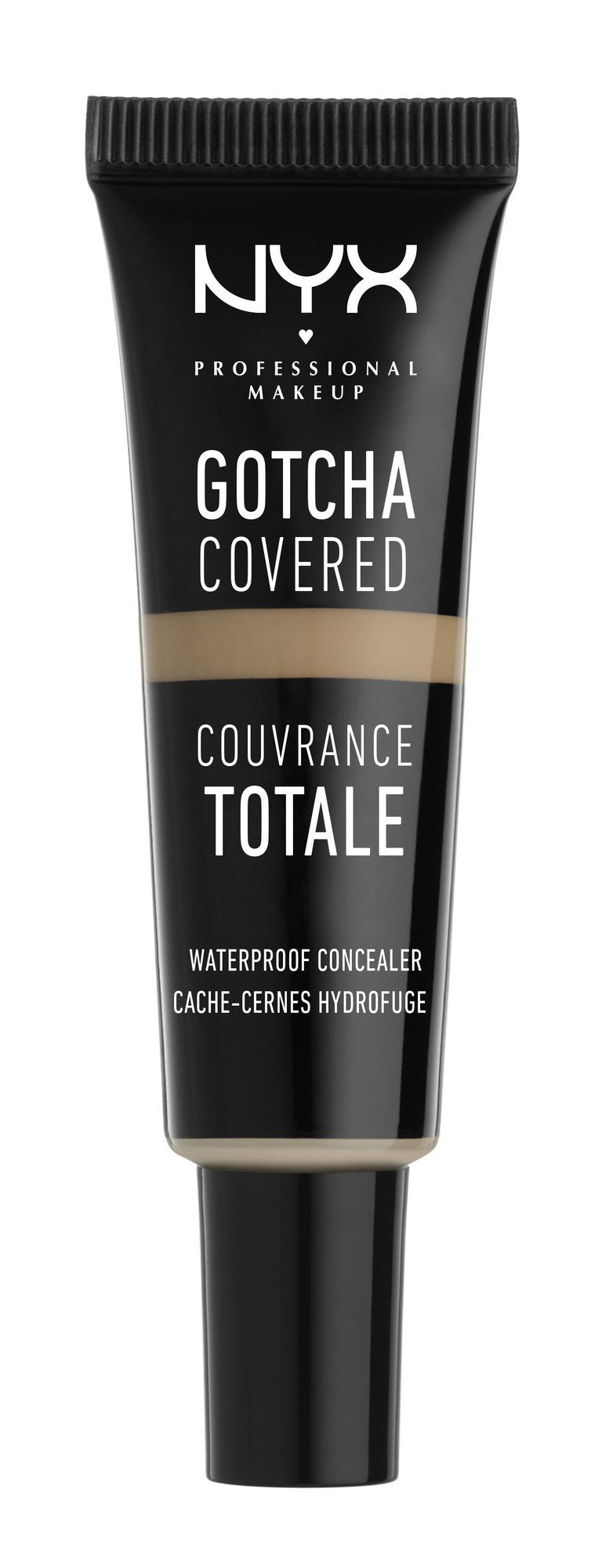 NYX Professional Makeup Gotcha Covered Concealer, No.07 Tan, 0.27 Fluid Ounce