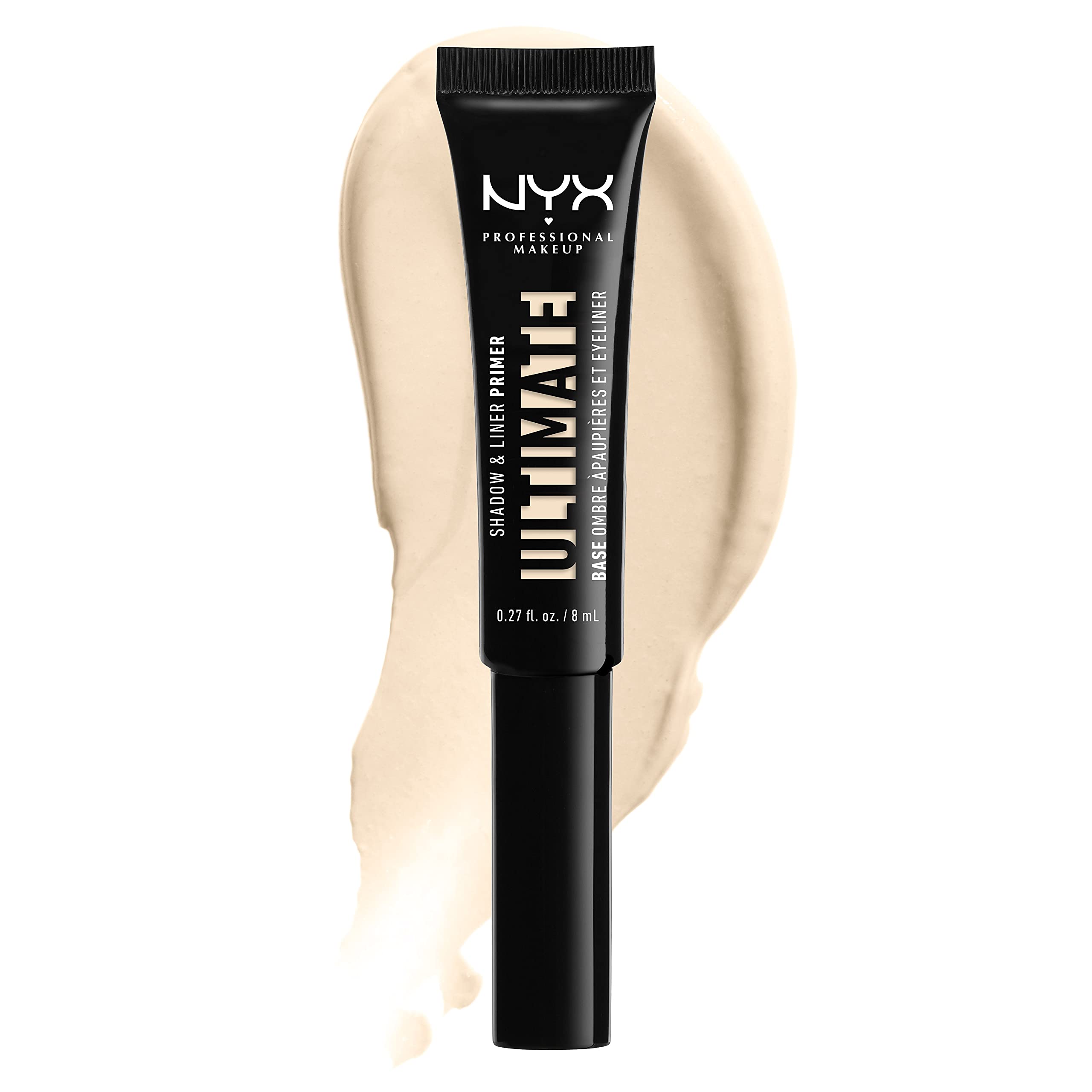 NYX PROFESSIONAL MAKEUP Ultimate Shadow & Liner Primer, Medium Deep + Epic Ink Liner, Black (2-Pack Bundle)