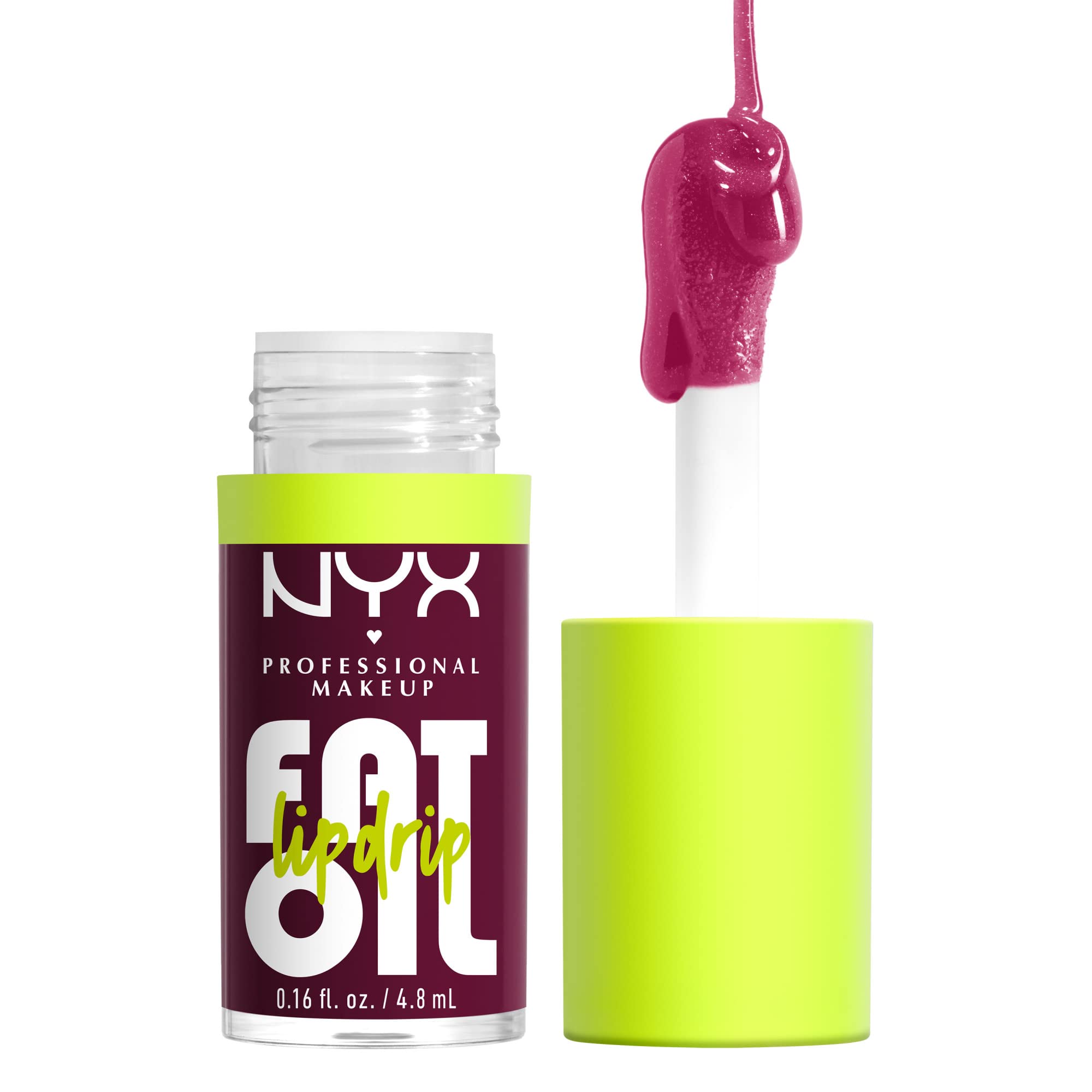 NYX PROFESSIONAL MAKEUP Fat Oil Lip Drip, Hydrating Tinted Lip Gloss