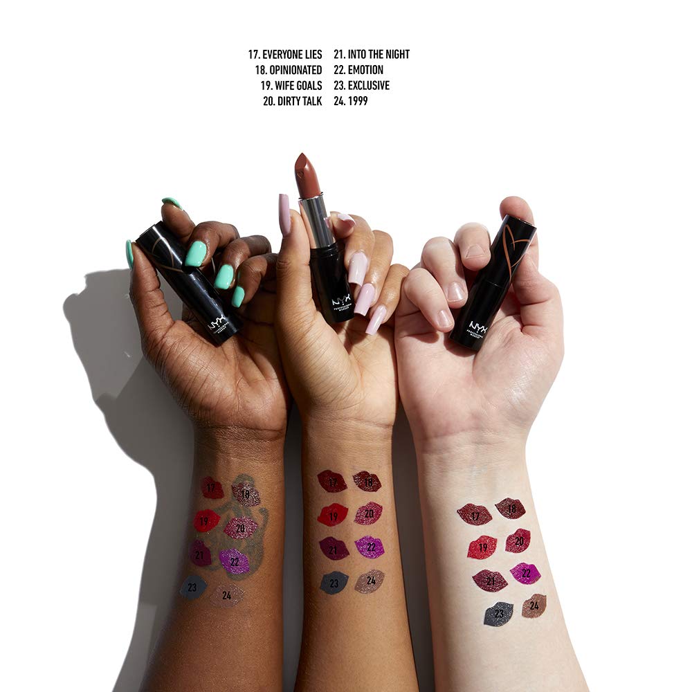 NYX PROFESSIONAL MAKEUP Shout Loud Satin Lipstick, Infused With Shea Butter - A La Mode (Yellow Nude)