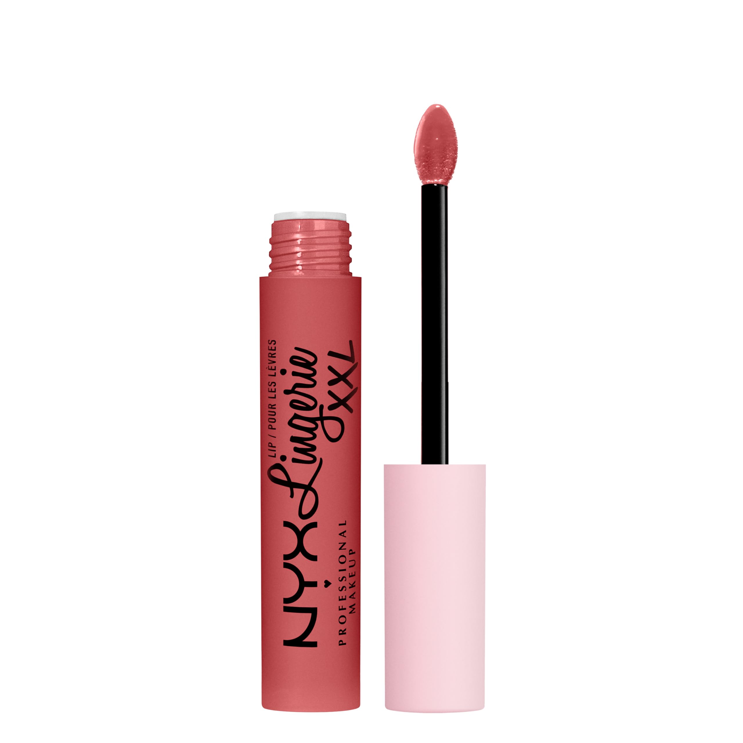 NYX PROFESSIONAL MAKEUP Lip Lingerie XXL Matte Liquid Lipstick - Xxpose Me (Peach Pink)