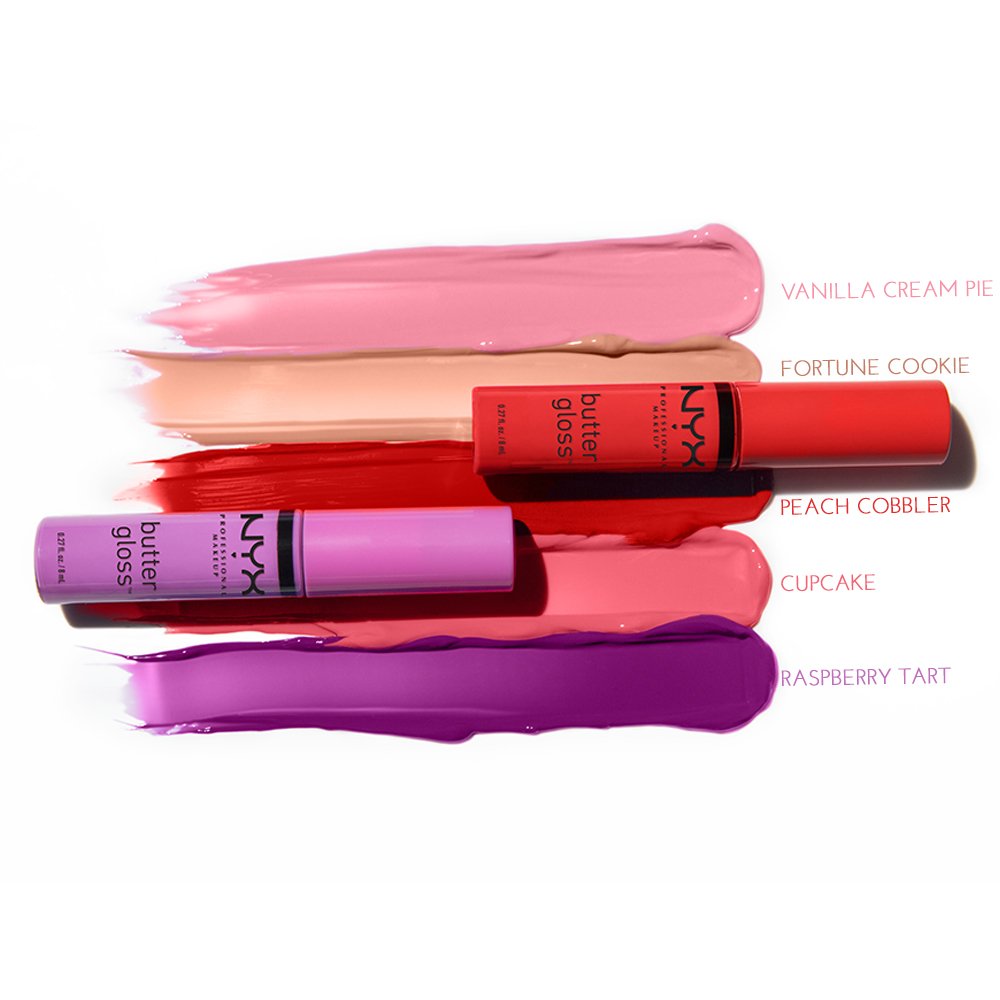 NYX PROFESSIONAL MAKEUP Butter Gloss, Cherry Pie, 0.27 Ounce