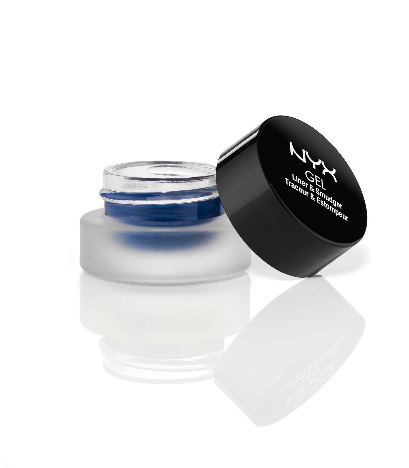 NYX Professional Makeup Gel Eyeliner and Smudger, Samantha, Cobalt Blue, 0.11 Ounce