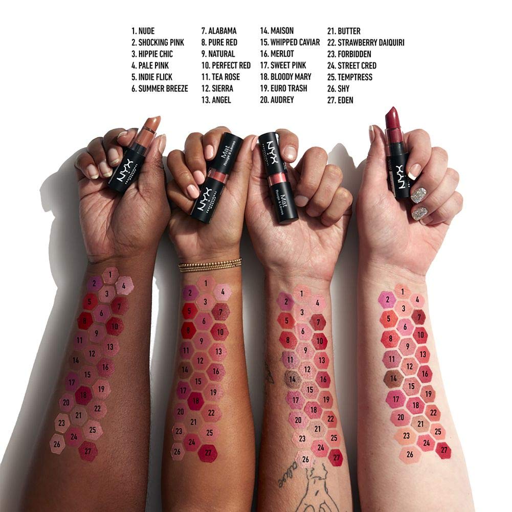 NYX PROFESSIONAL MAKEUP Matte Lipstick, Ultra Dare