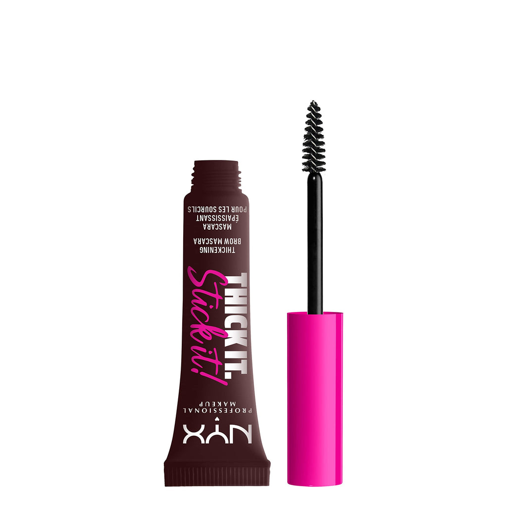 NYX PROFESSIONAL MAKEUP Thick It Stick Thickening Brow Mascara Eyebrow Gel - brown hair with undertones