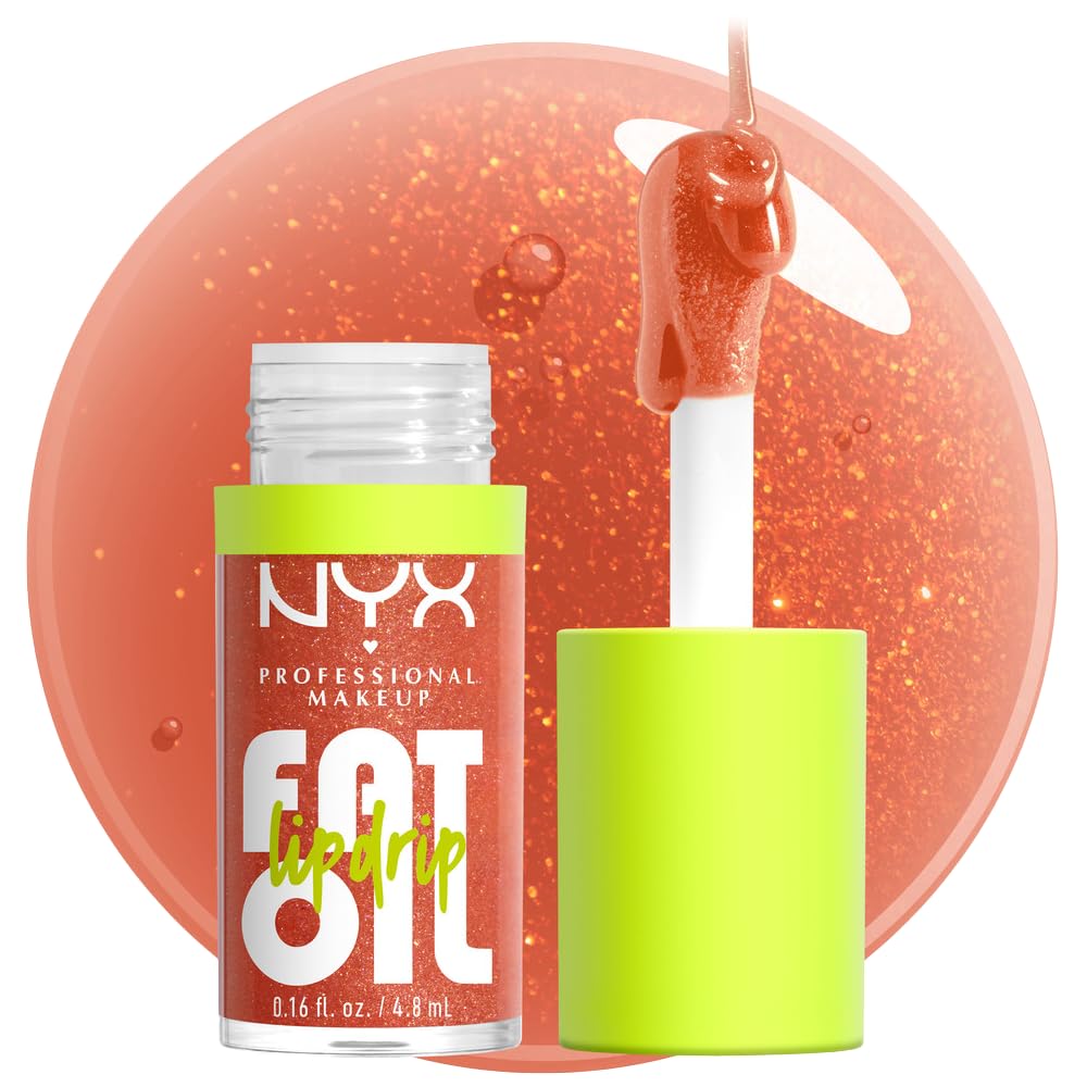 NYX PROFESSIONAL MAKEUP Fat Oil Lip Drip, Hydrating Tinted Lip Gloss