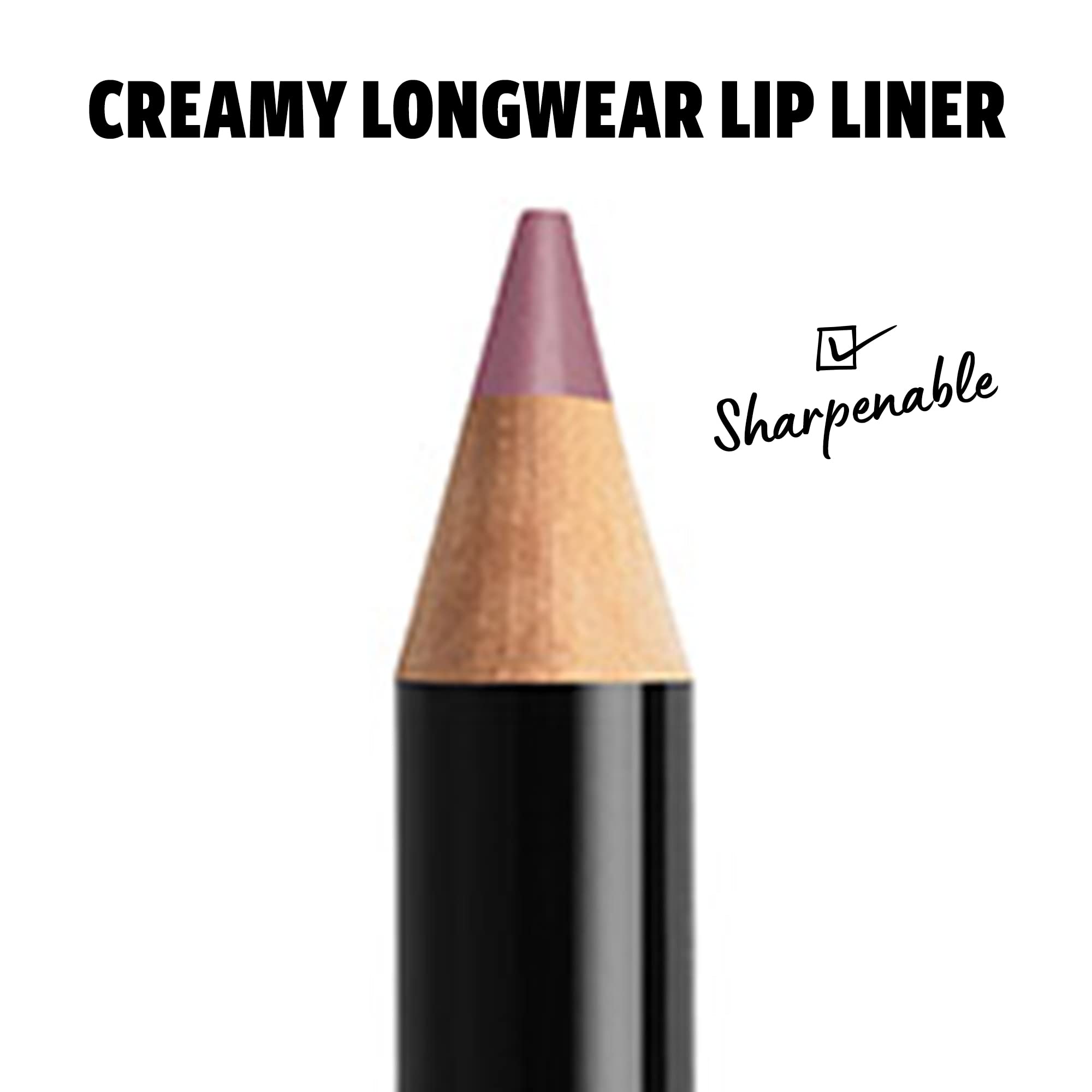 NYX PROFESSIONAL MAKEUP Slim Lip Pencil, Long-Lasting Creamy Lip Liner - Prune