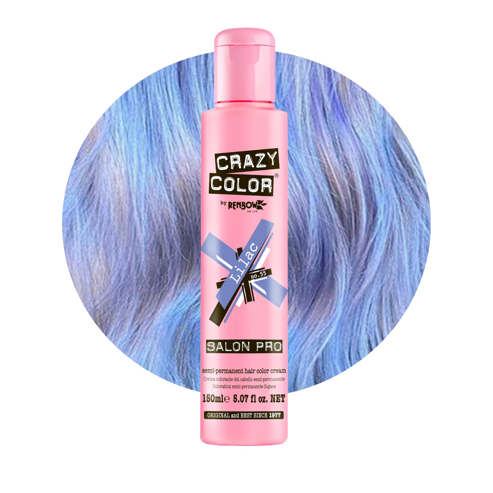 Semi-Permanent Conditioning Hair Dye in Vermillion Red by Crazy Color (150ml/5.1oz)
