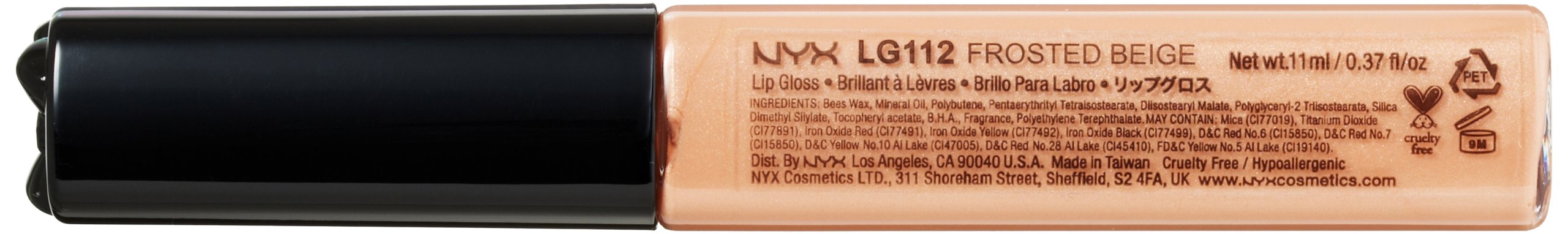 NYX Mega Shine Lip Gloss, 0.37 Ounce