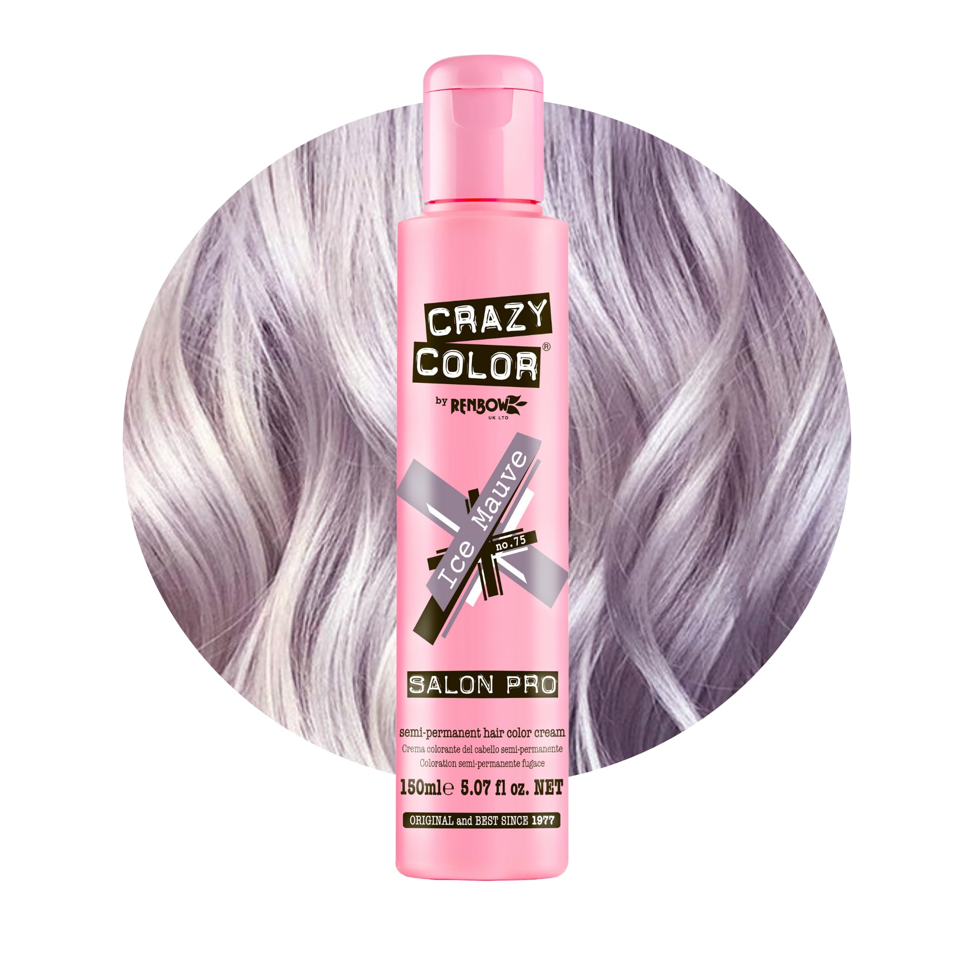Semi-Permanent Conditioning Hair Dye in Vermillion Red by Crazy Color (150ml/5.1oz)