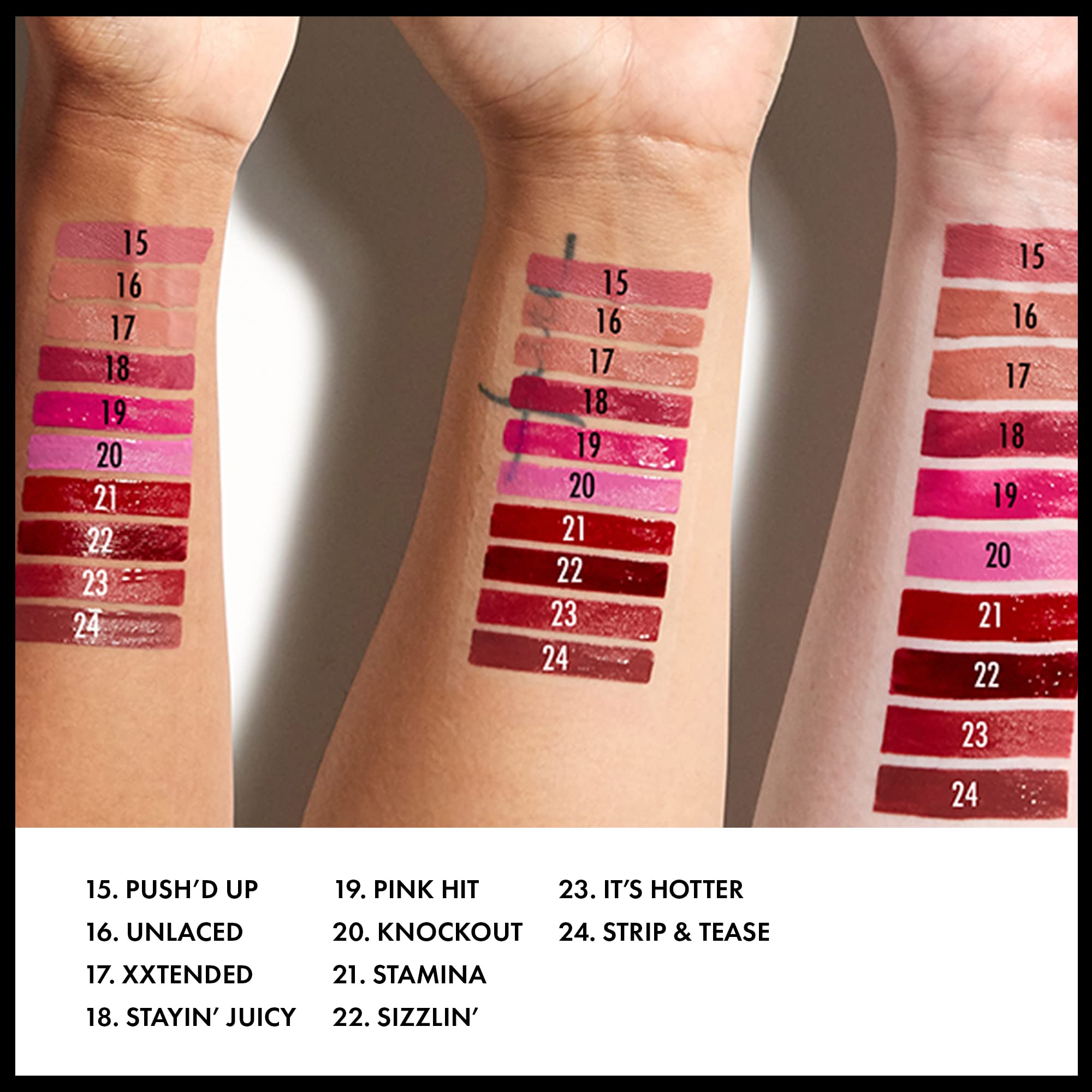 NYX PROFESSIONAL MAKEUP Lip Lingerie XXL Matte Liquid Lipstick - Strip & Tease (Brown Plum)
