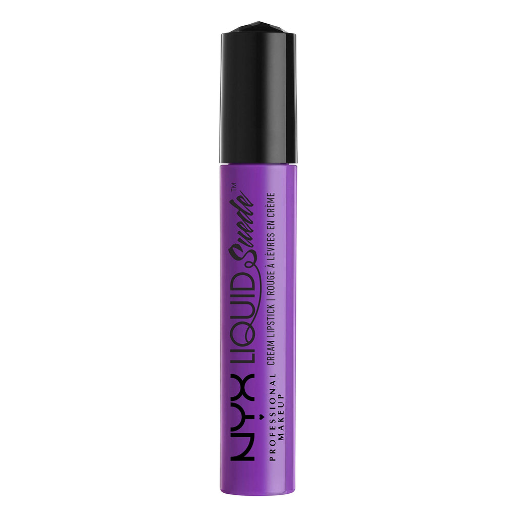 NYX PROFESSIONAL MAKEUP Liquid Suede Cream Lipstick - Cherry Skies, Deep Wine Red