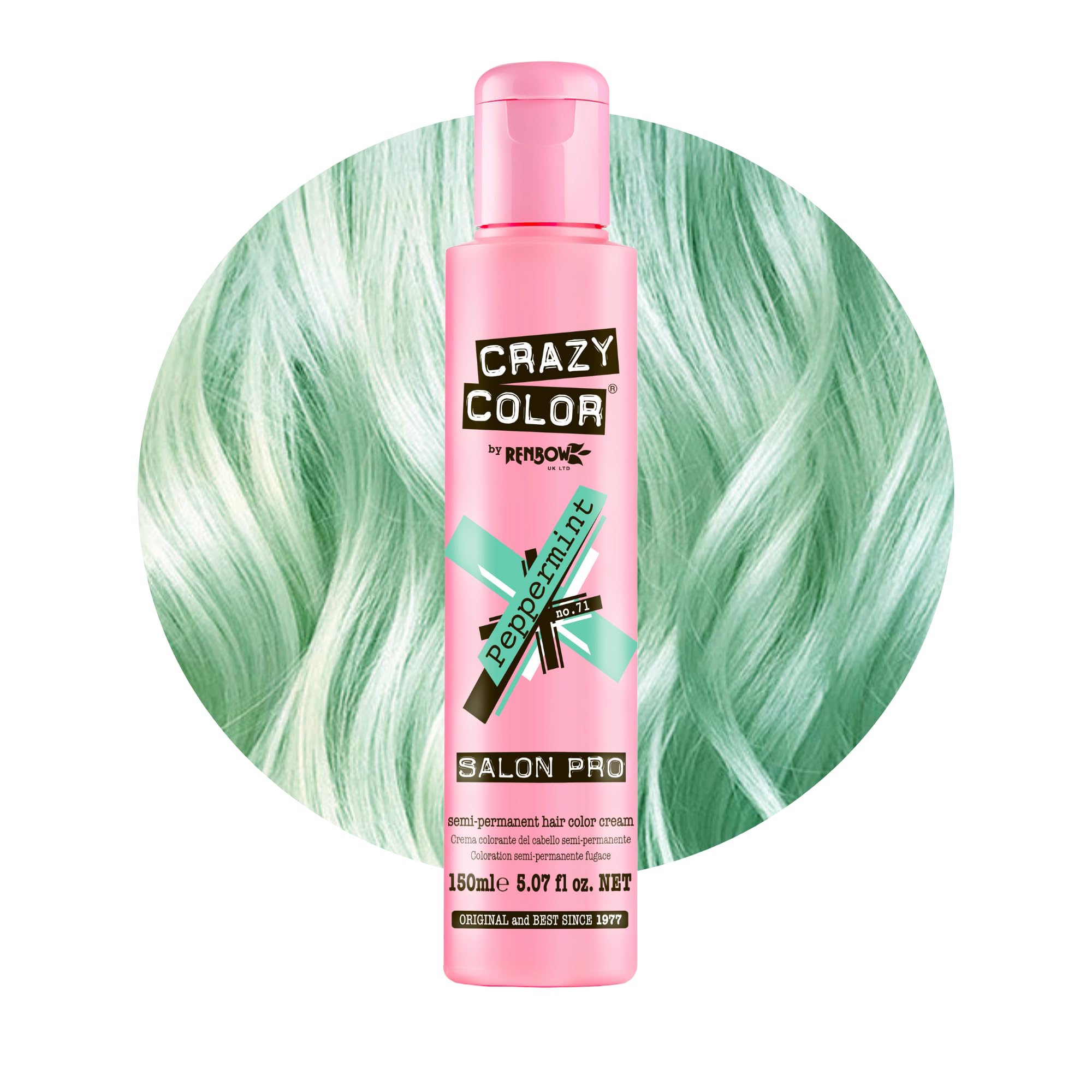 Semi-Permanent Conditioning Hair Dye in Vermillion Red by Crazy Color (150ml/5.1oz)