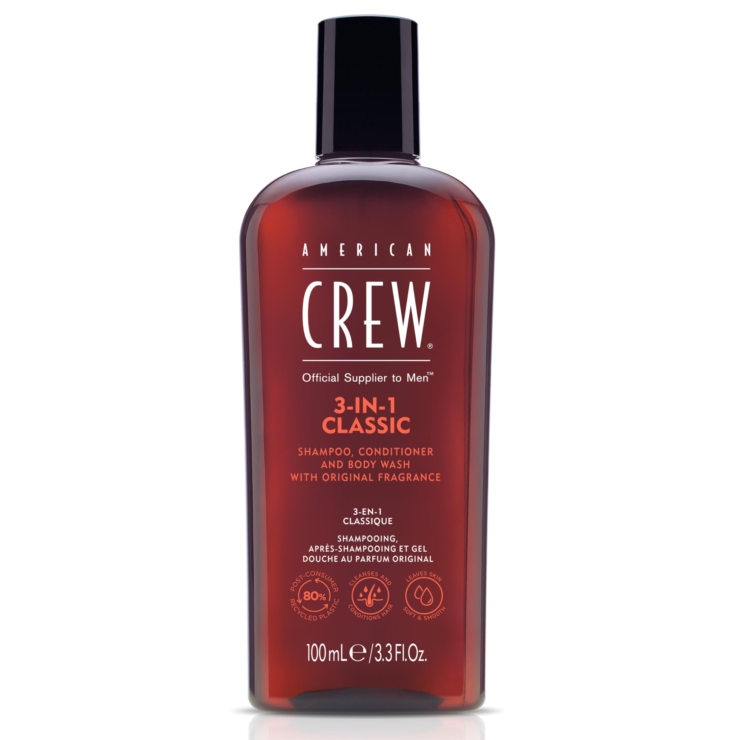 AMERICAN CREW Shampoo, Conditioner & Body Wash for Men