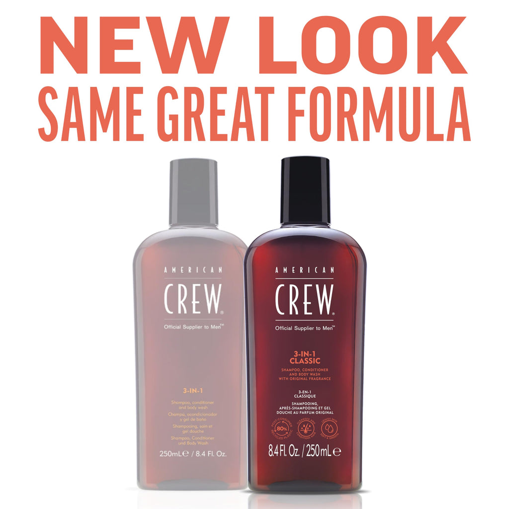 AMERICAN CREW Shampoo, Conditioner & Body Wash for Men