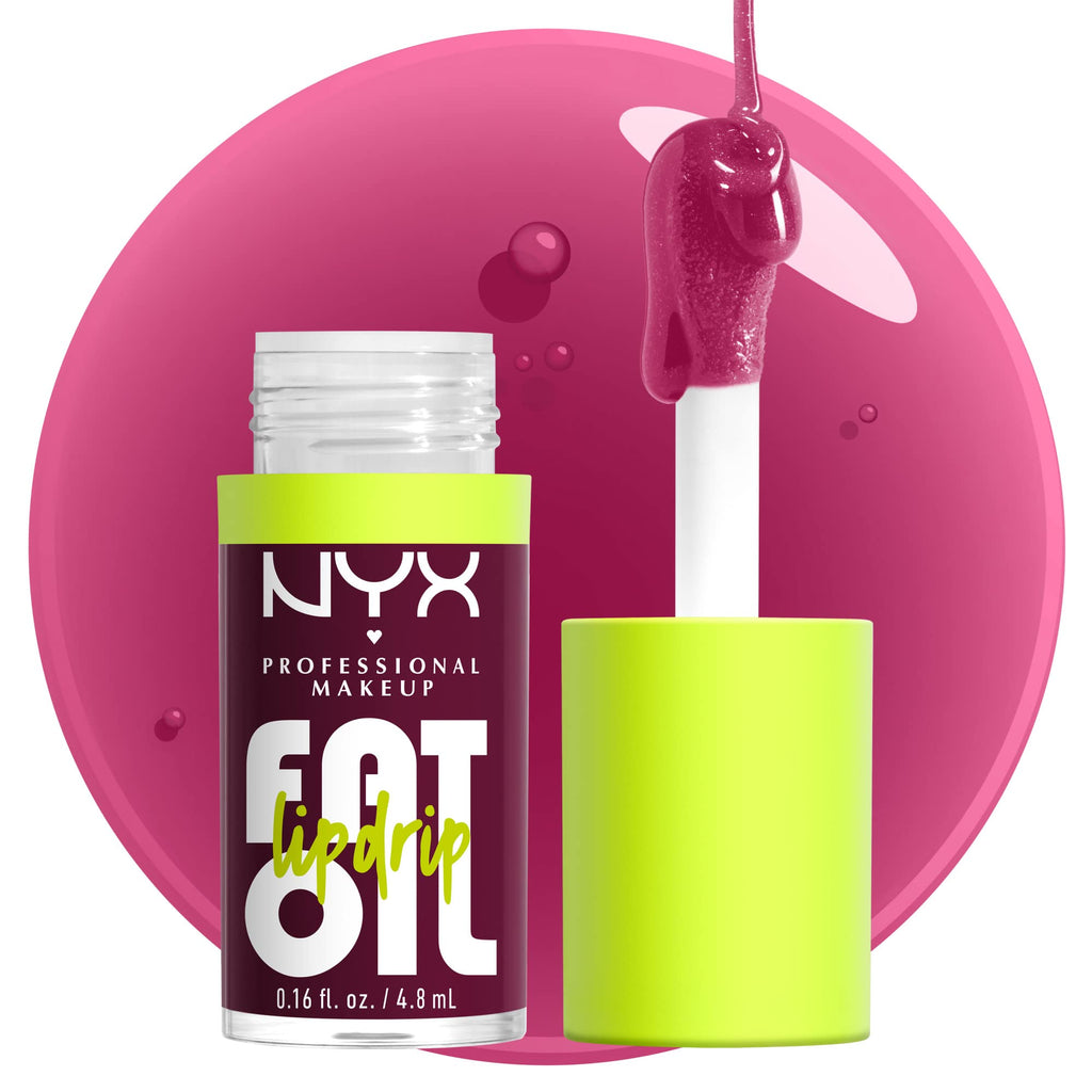 NYX PROFESSIONAL MAKEUP Fat Oil Lip Drip, Hydrating Tinted Lip Gloss