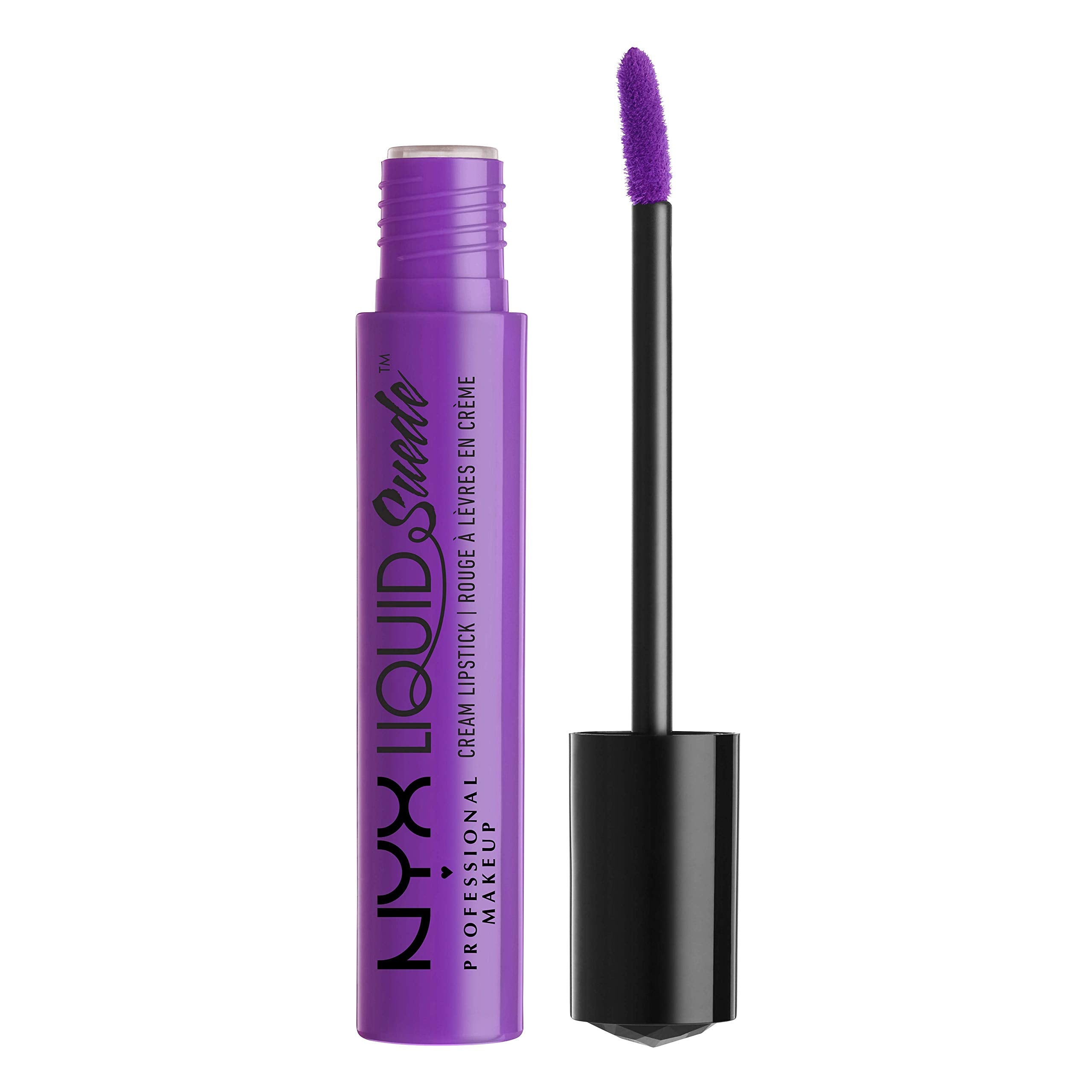 NYX PROFESSIONAL MAKEUP Liquid Suede Cream Lipstick - Cherry Skies, Deep Wine Red