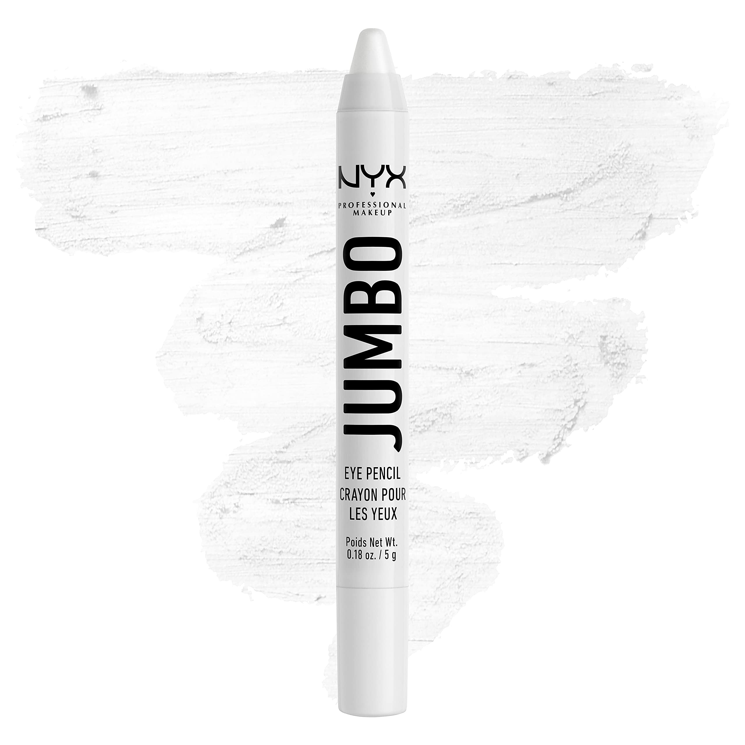 NYX PROFESSIONAL MAKEUP Jumbo Eye Pencil, Blendable Eyeshadow Stick & Eyeliner Pencil - Black Bean (Black)
