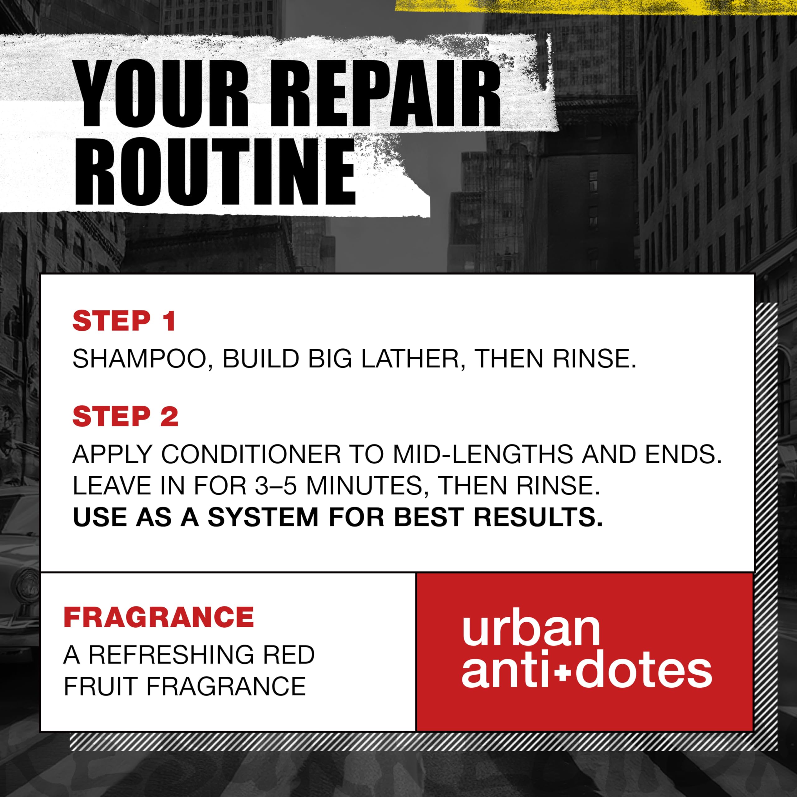 Bed Head by TIGI Urban Antidotes Resurrection Intensive Moisture Repair Conditioner for Severely Damaged Hair, Keratin & Oils, 25.36 fl oz