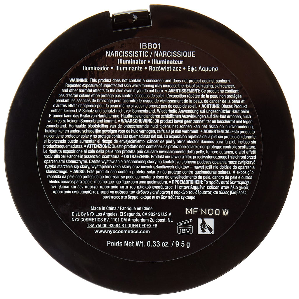 NYX PROFESSIONAL MAKEUP Illuminator, Narcissistic, 0.33 Ounce