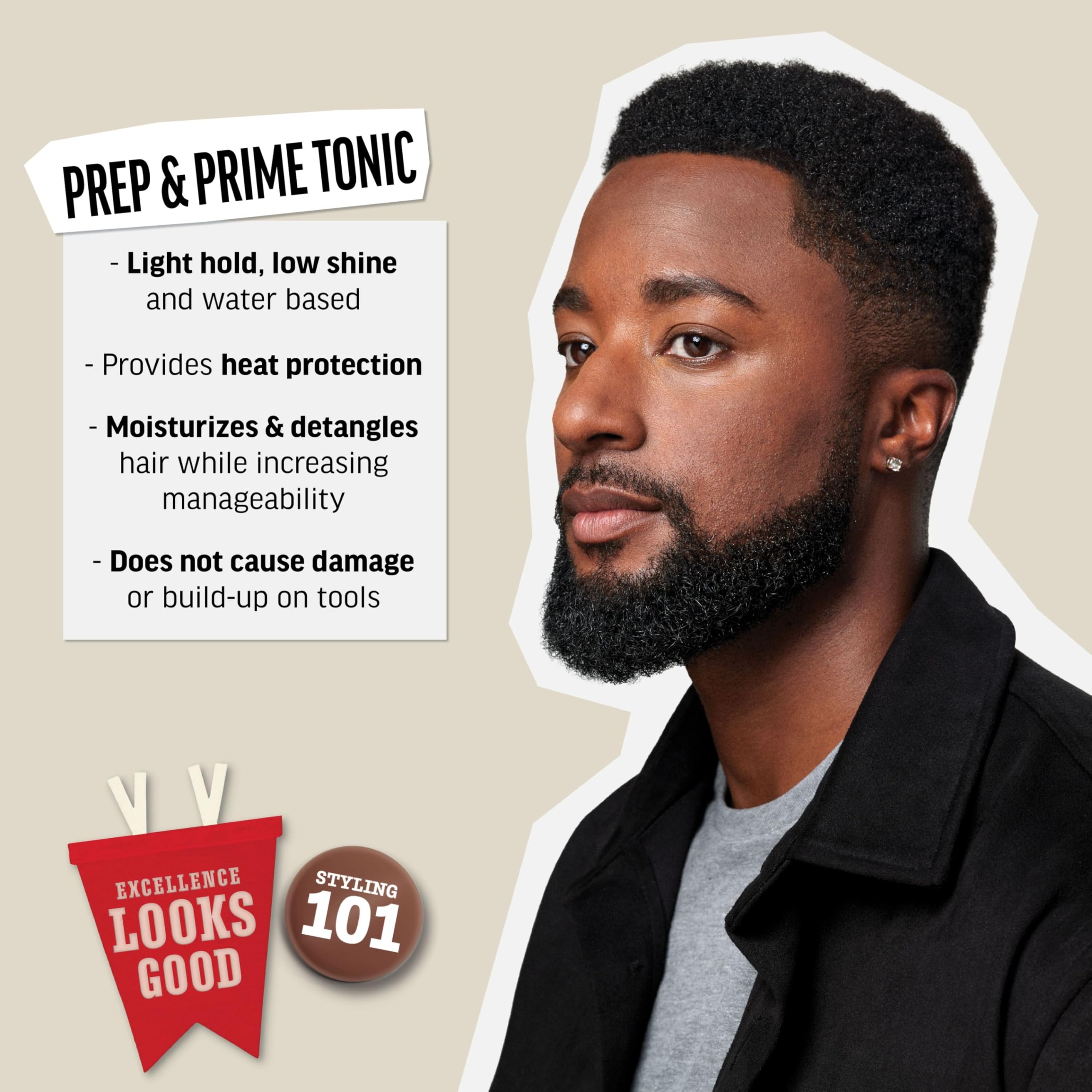 AMERICAN CREW Prep & Prime Tonic, 8.4 Fl Oz