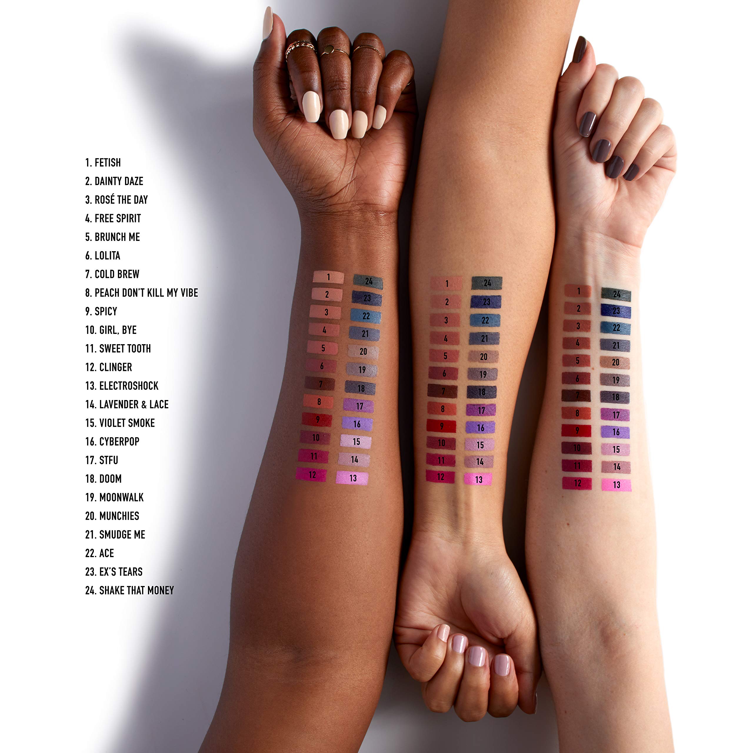 NYX PROFESSIONAL MAKEUP Suede Matte Lipstick, Vegan Formula - Stfu (Magenta)