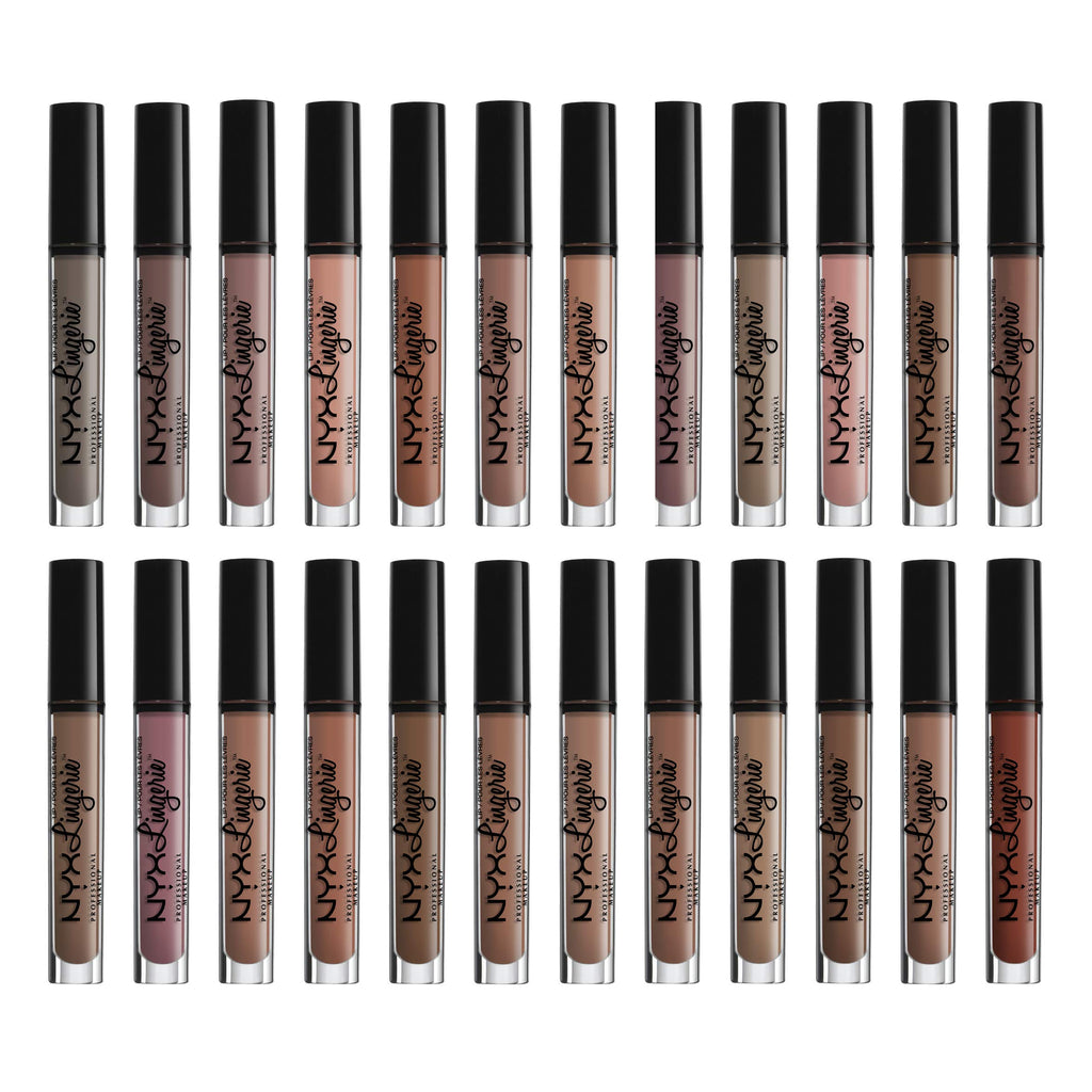NYX PROFESSIONAL MAKEUP Lip Lingerie Matte Liquid Lipstick - Satin Ribbon (Nude Beige)