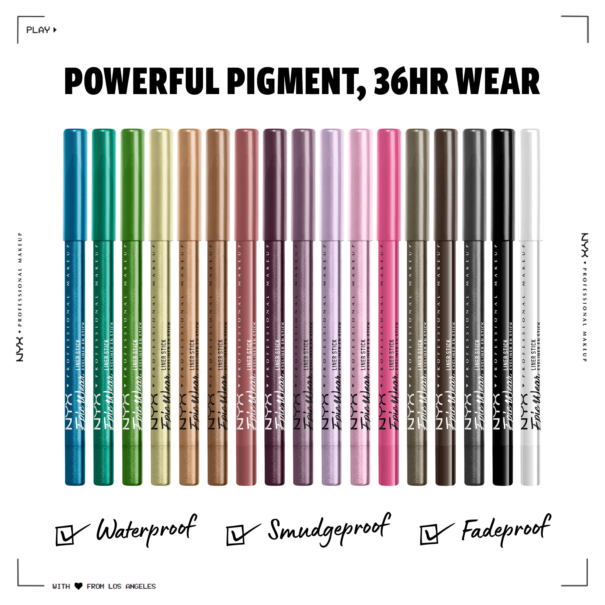 NYX PROFESSIONAL MAKEUP Epic Wear Liner Stick, Long-Lasting Eyeliner Pencil - Berry Goth