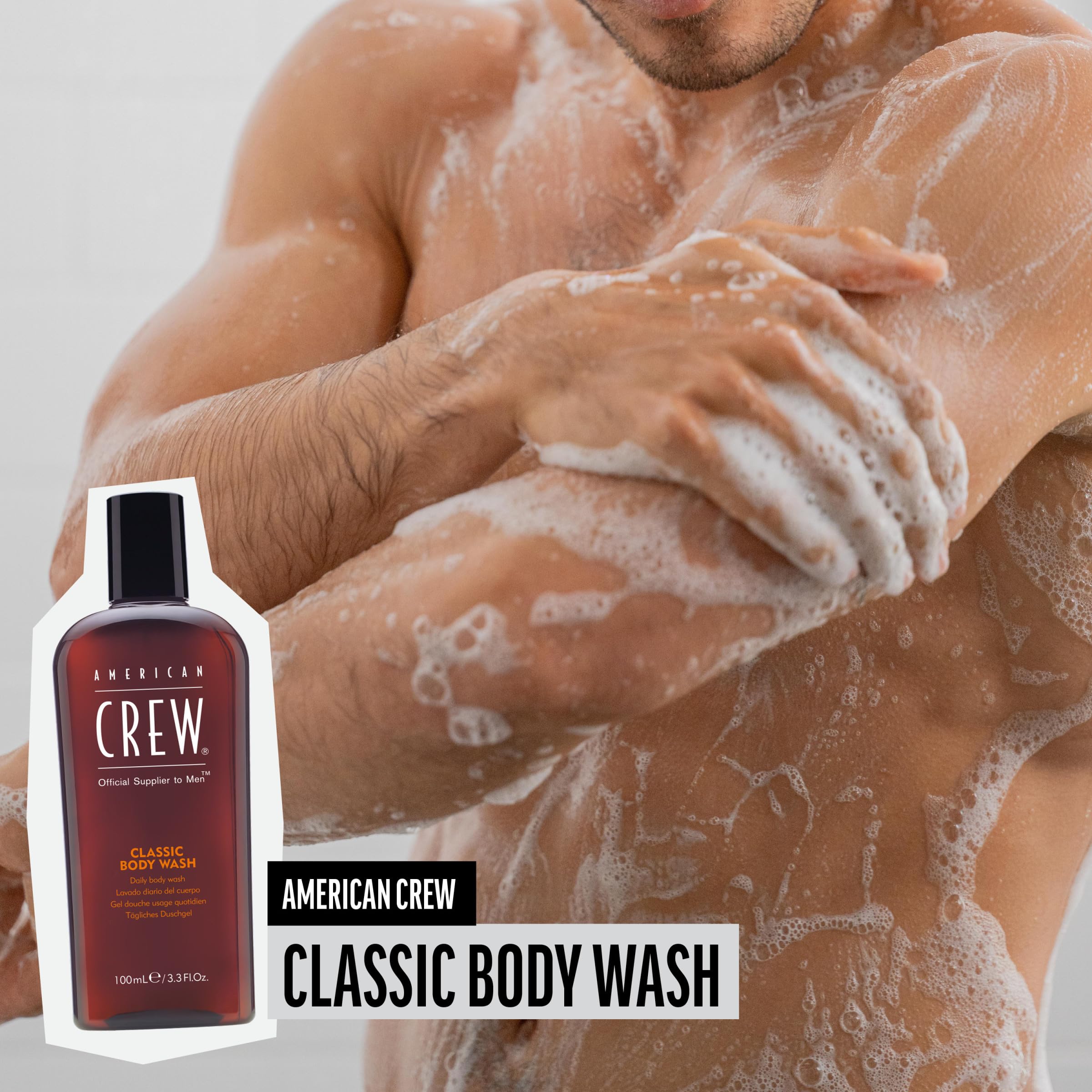 American Crew Body Wash for Men, 3.3 Fl Oz