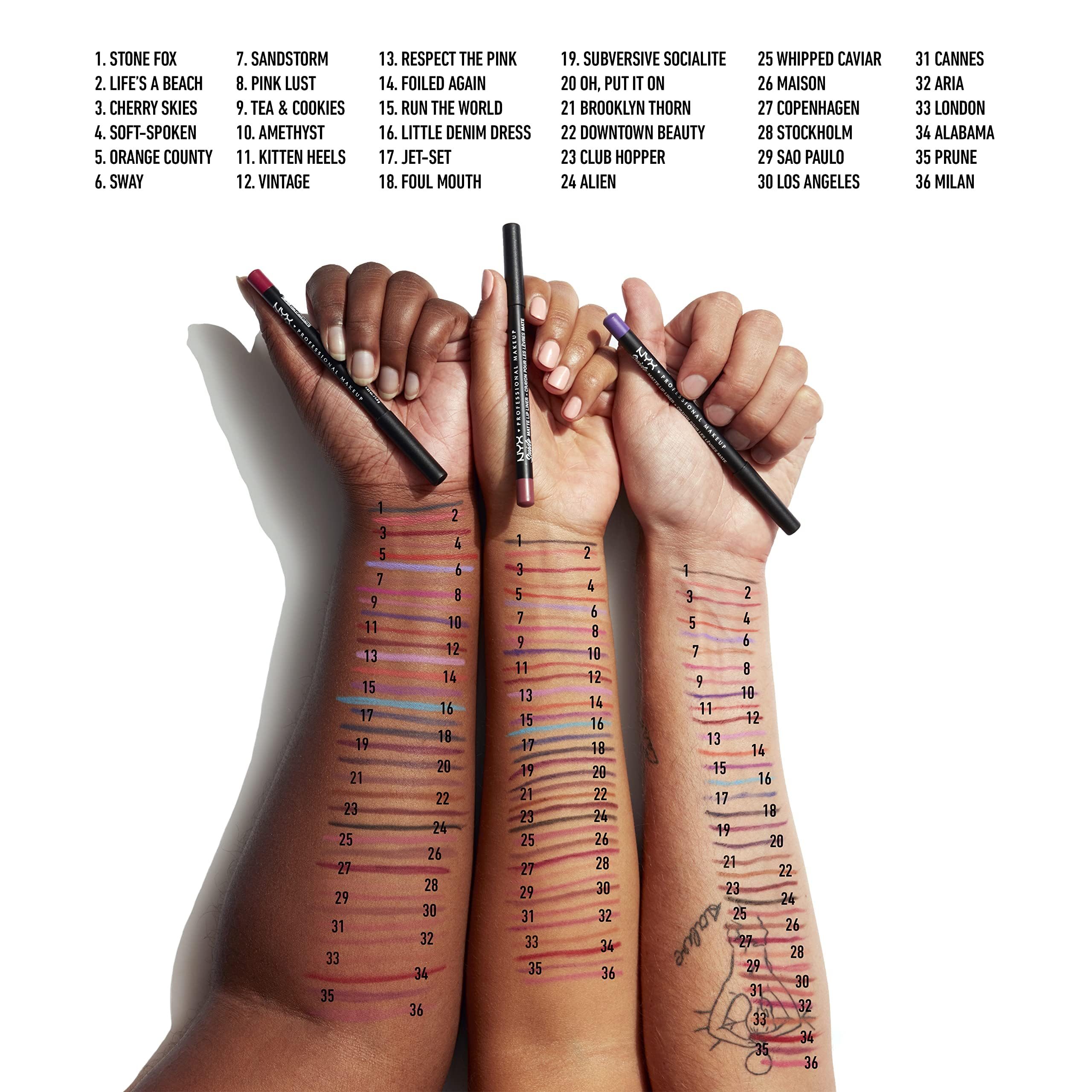 NYX PROFESSIONAL MAKEUP Suede Matte Lip Liner