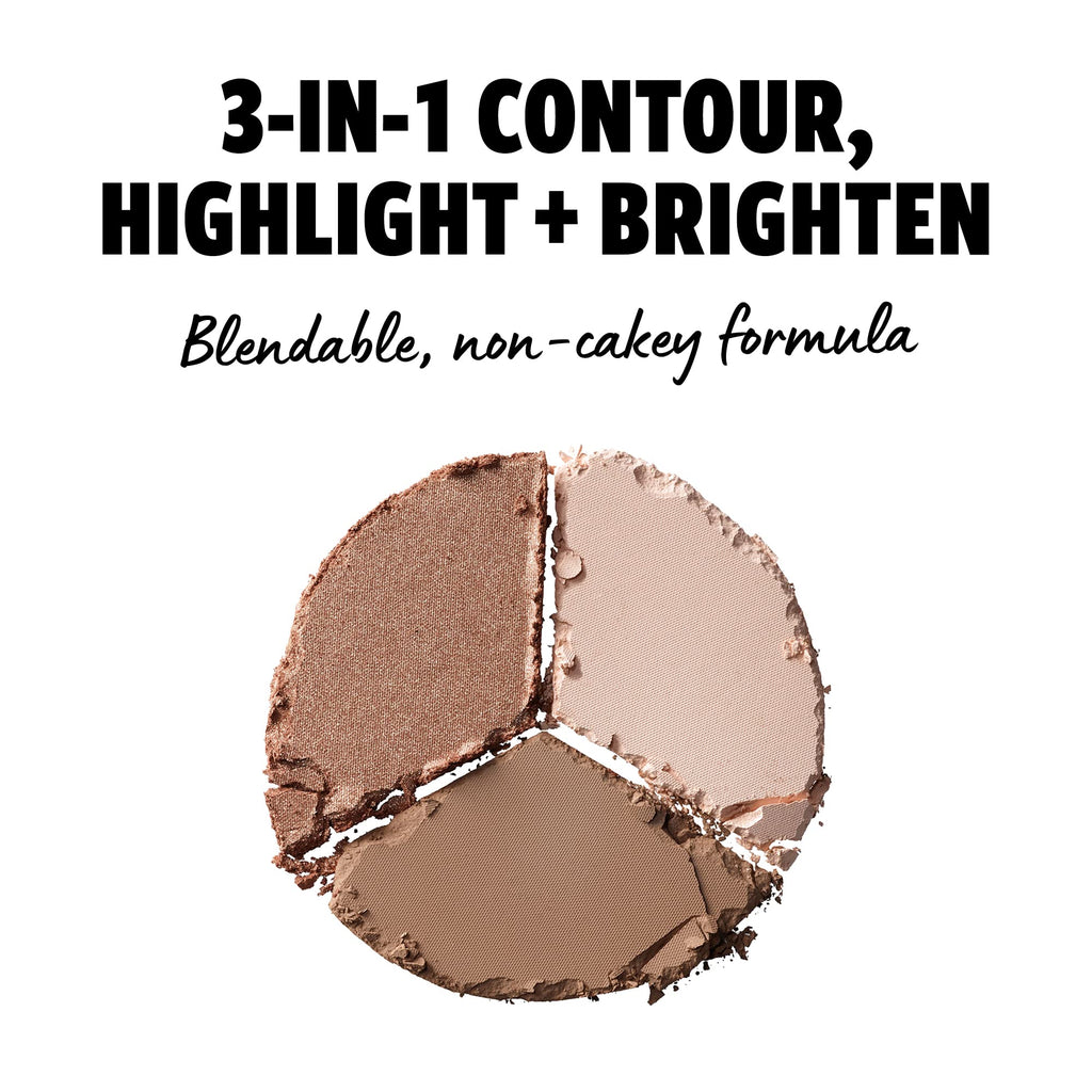 NYX PROFESSIONAL MAKEUP 3 Steps to Sculpt Face Sculpting Palette, Deep