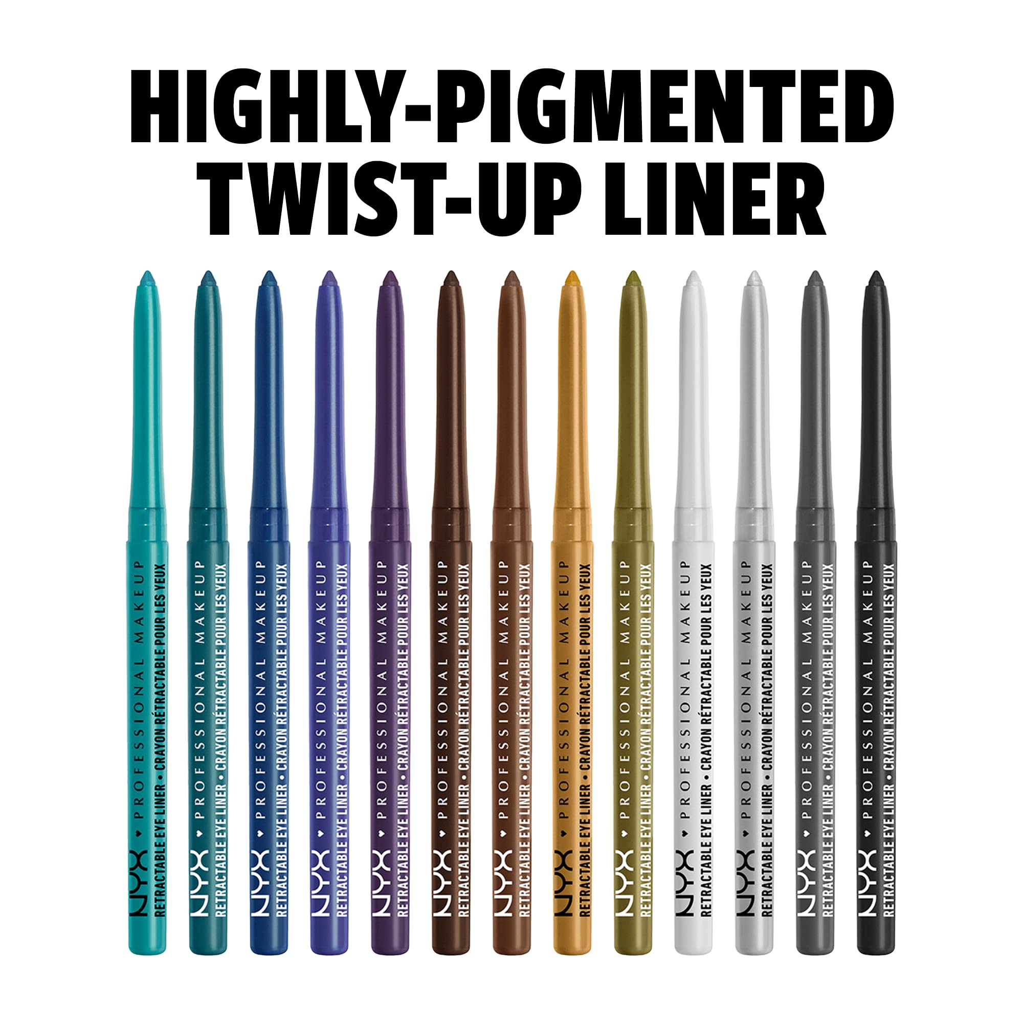 NYX PROFESSIONAL MAKEUP Mechanical Eye Pencil, Eyeliner Pencil, Black