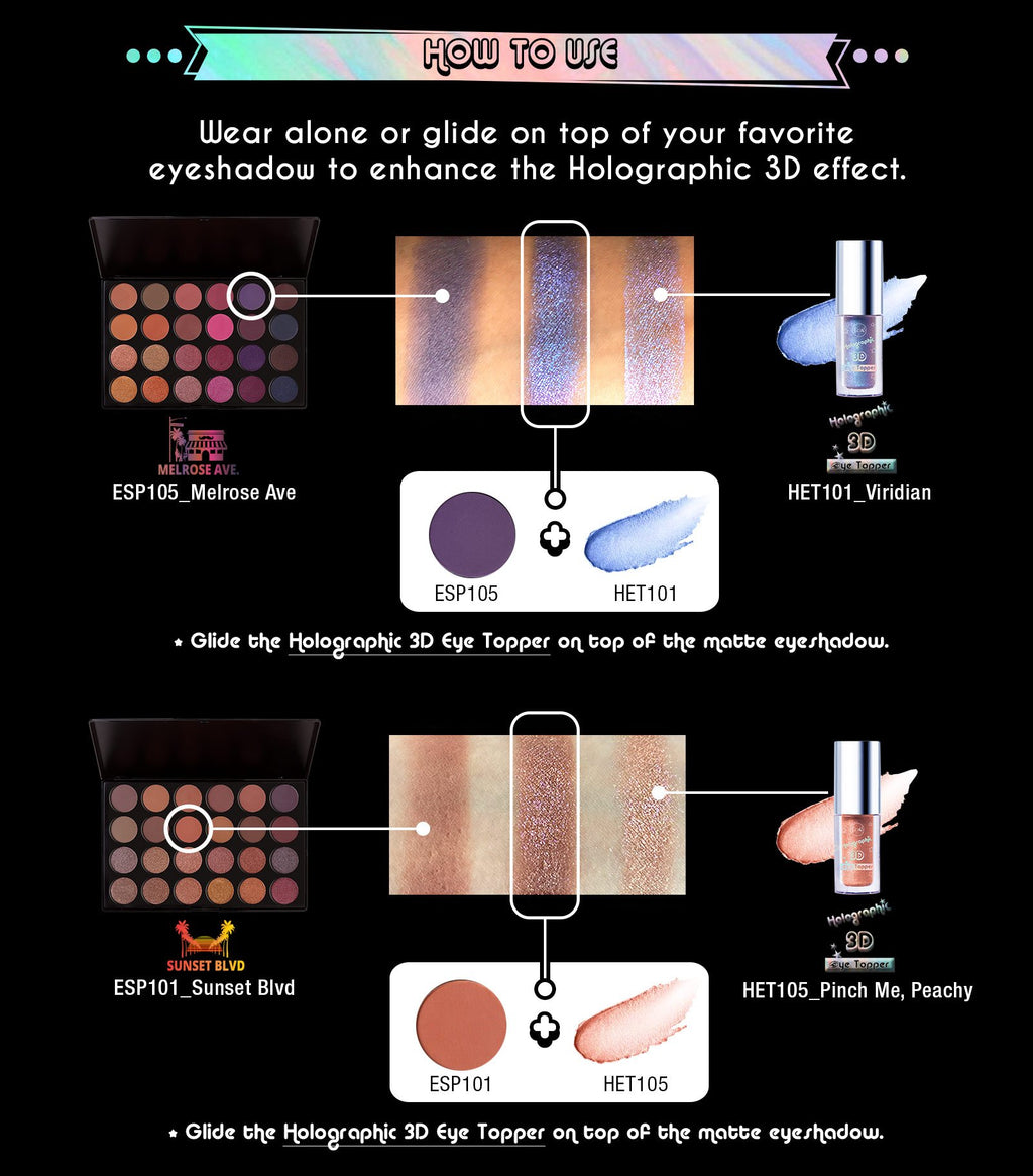 J. Cat Beauty Holographic 3D Eye Topper Wink Tink Wink Tink