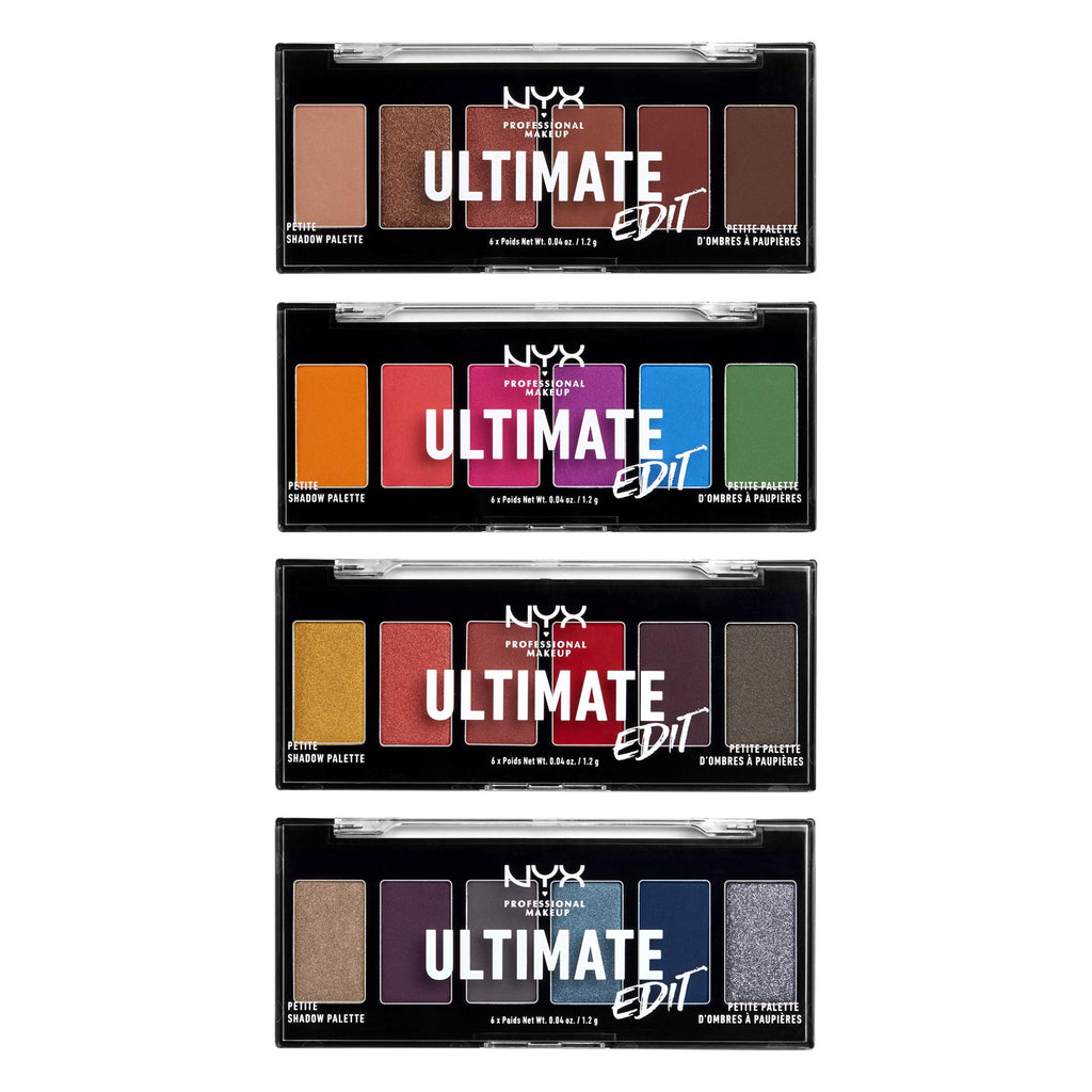 NYX PROFESSIONAL MAKEUP Ultimate Edit Petite Shadow Palette, Eyeshadow Palette, Ash