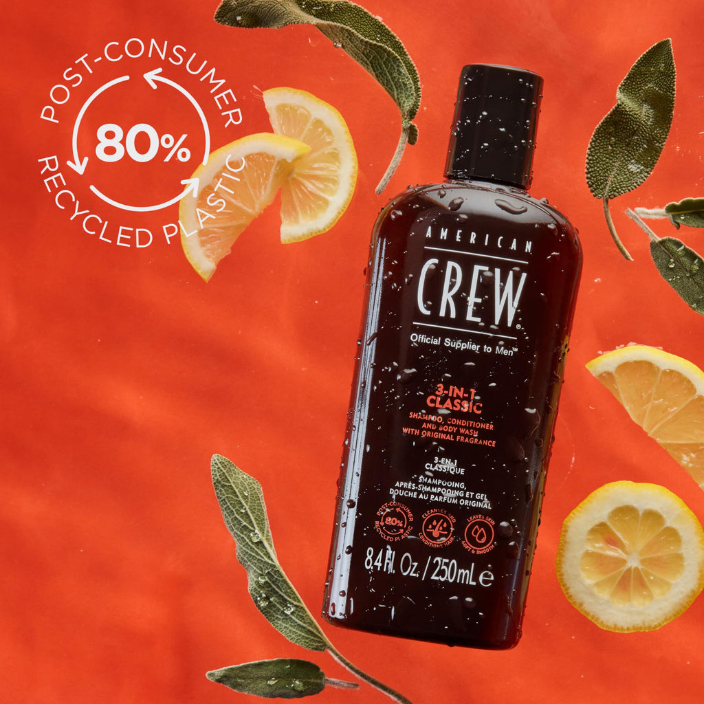 AMERICAN CREW Shampoo, Conditioner & Body Wash for Men