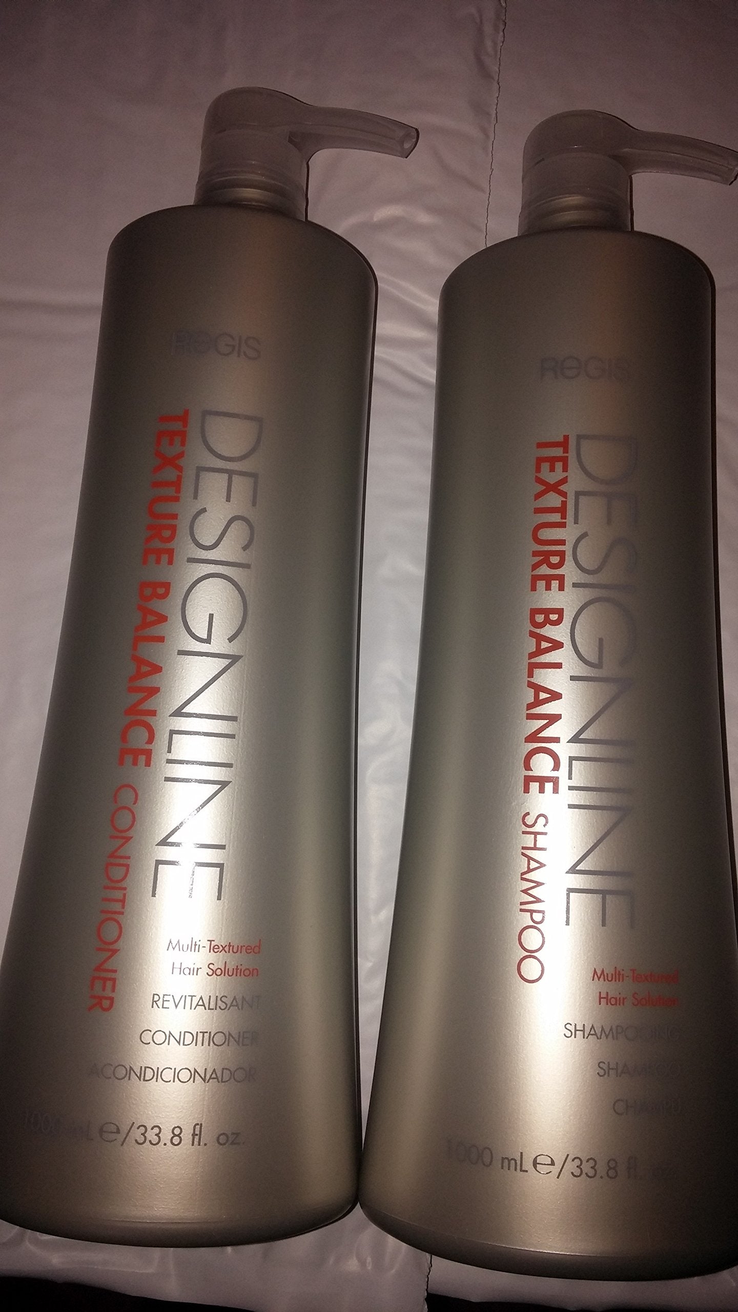 Regis Designline Duo Texture Balance Shampoo 33.8 Oz and Conditioner 33.8oz