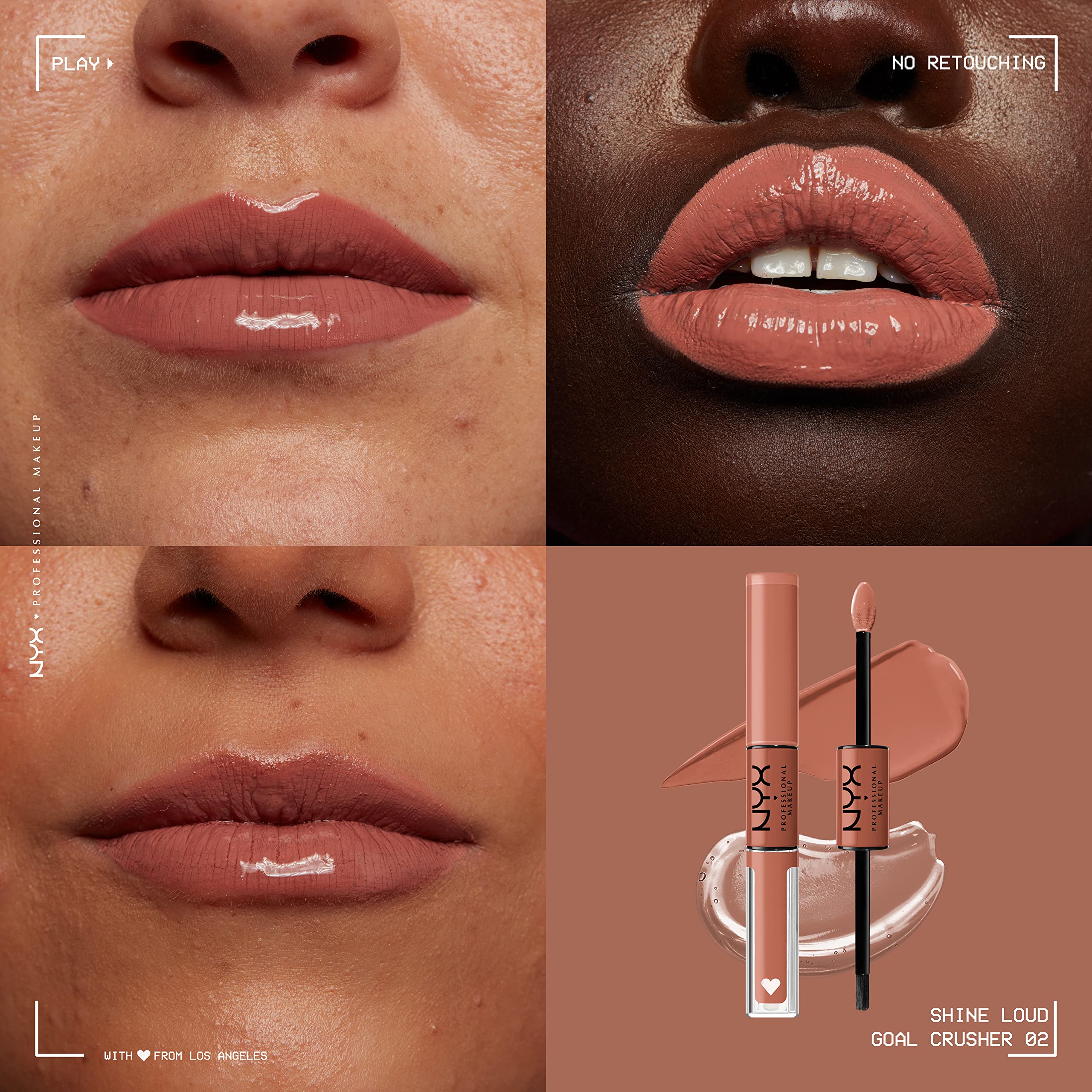 NYX PROFESSIONAL MAKEUP Shine Loud, Vegan High-Shine Long-Lasting Liquid Lipstick