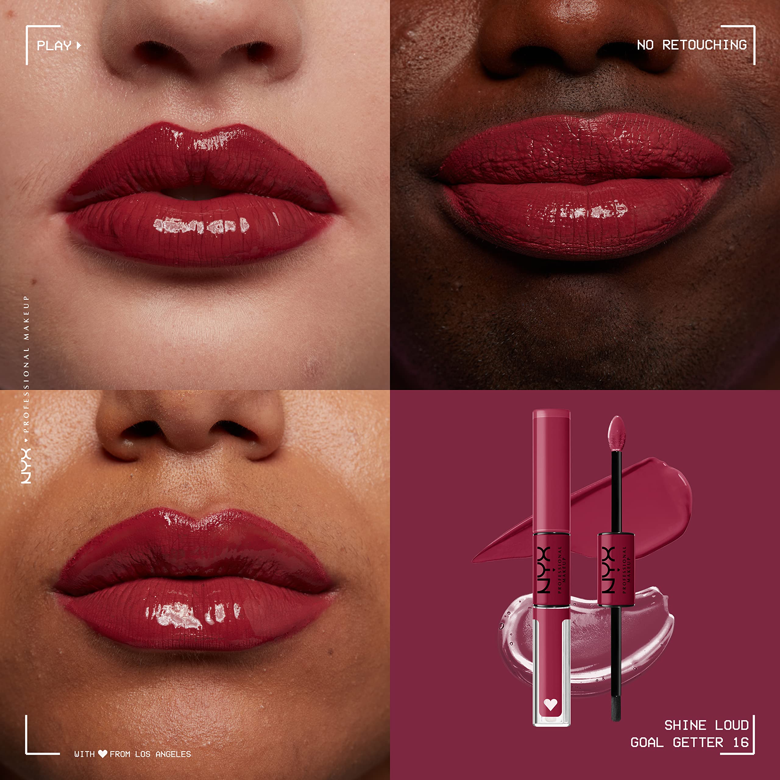 NYX PROFESSIONAL MAKEUP Shine Loud, Vegan High-Shine Long-Lasting Liquid Lipstick