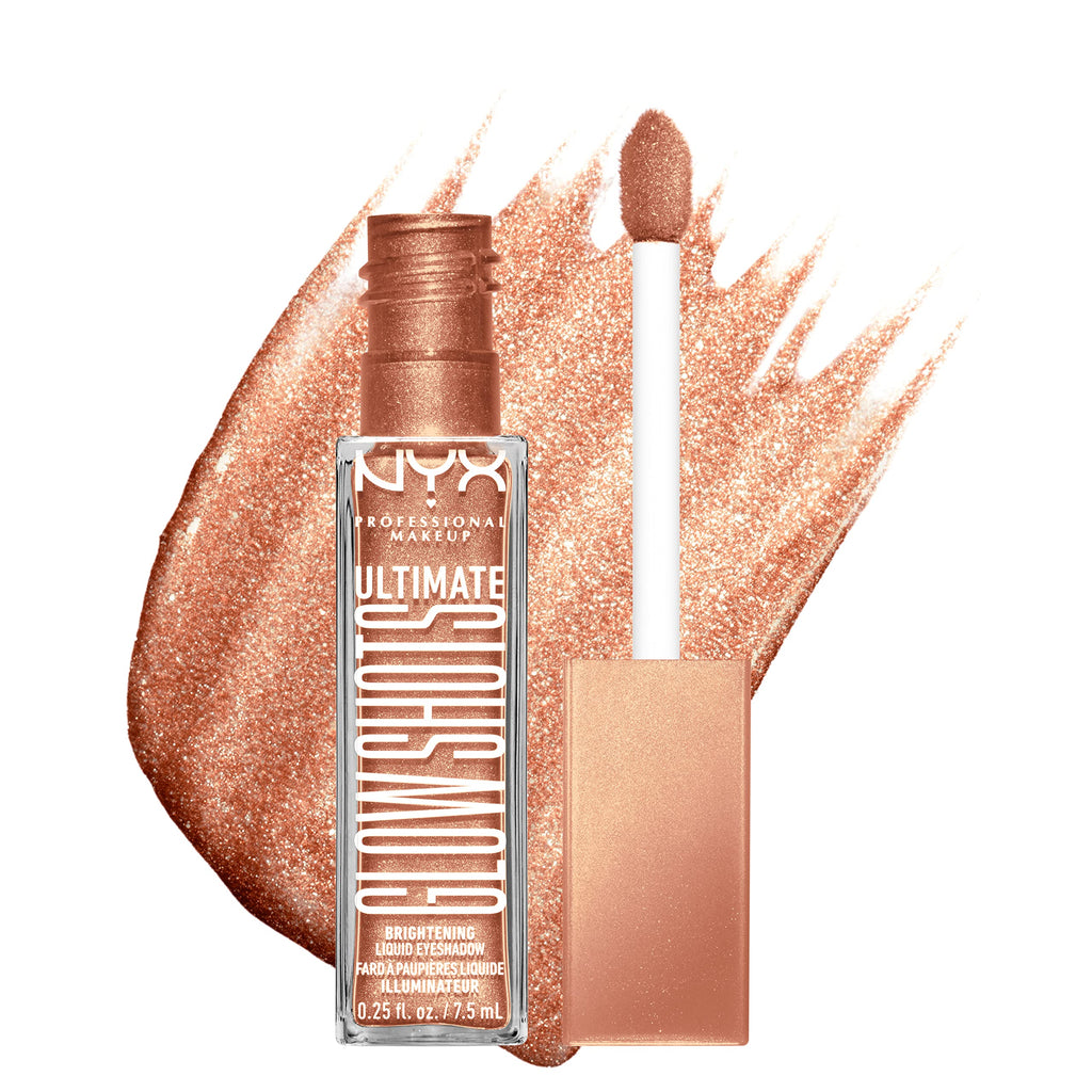 NYX PROFESSIONAL MAKEUP Ultimate Glow Shots, Liquid Eyeshadow, Long-Lasting Shimmer Eye Shadow with Vitamin C