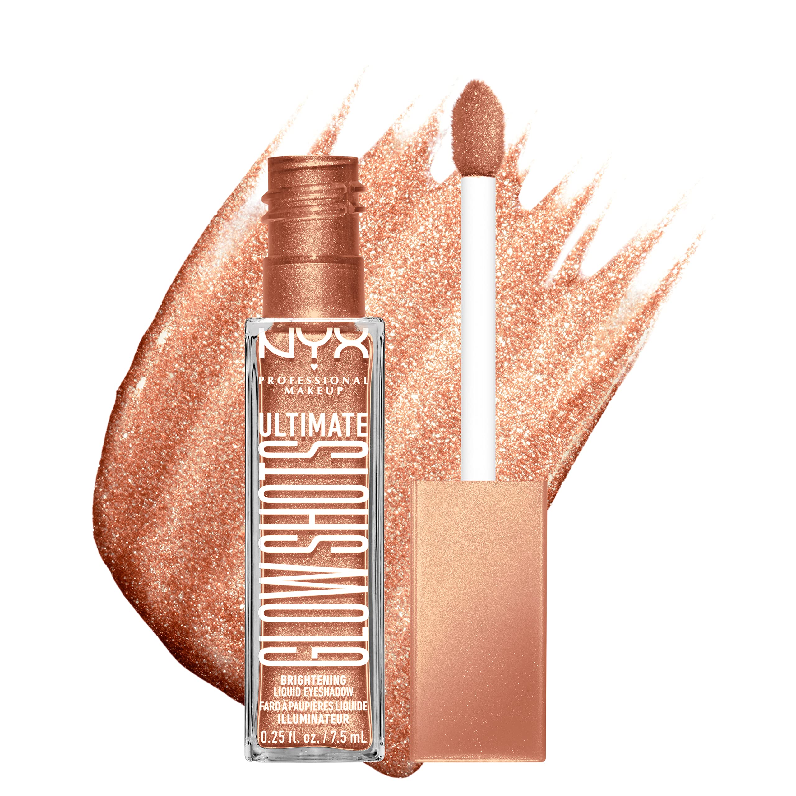 NYX PROFESSIONAL MAKEUP Ultimate Glow Shots, Liquid Eyeshadow, Long-Lasting Shimmer Eye Shadow with Vitamin C